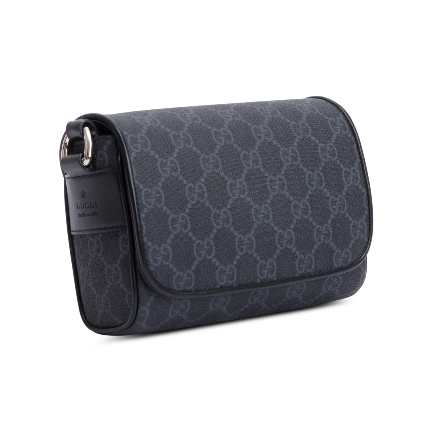 Gucci 2024 Black GG Supreme Super Mini Bag w/ Box & Receipt