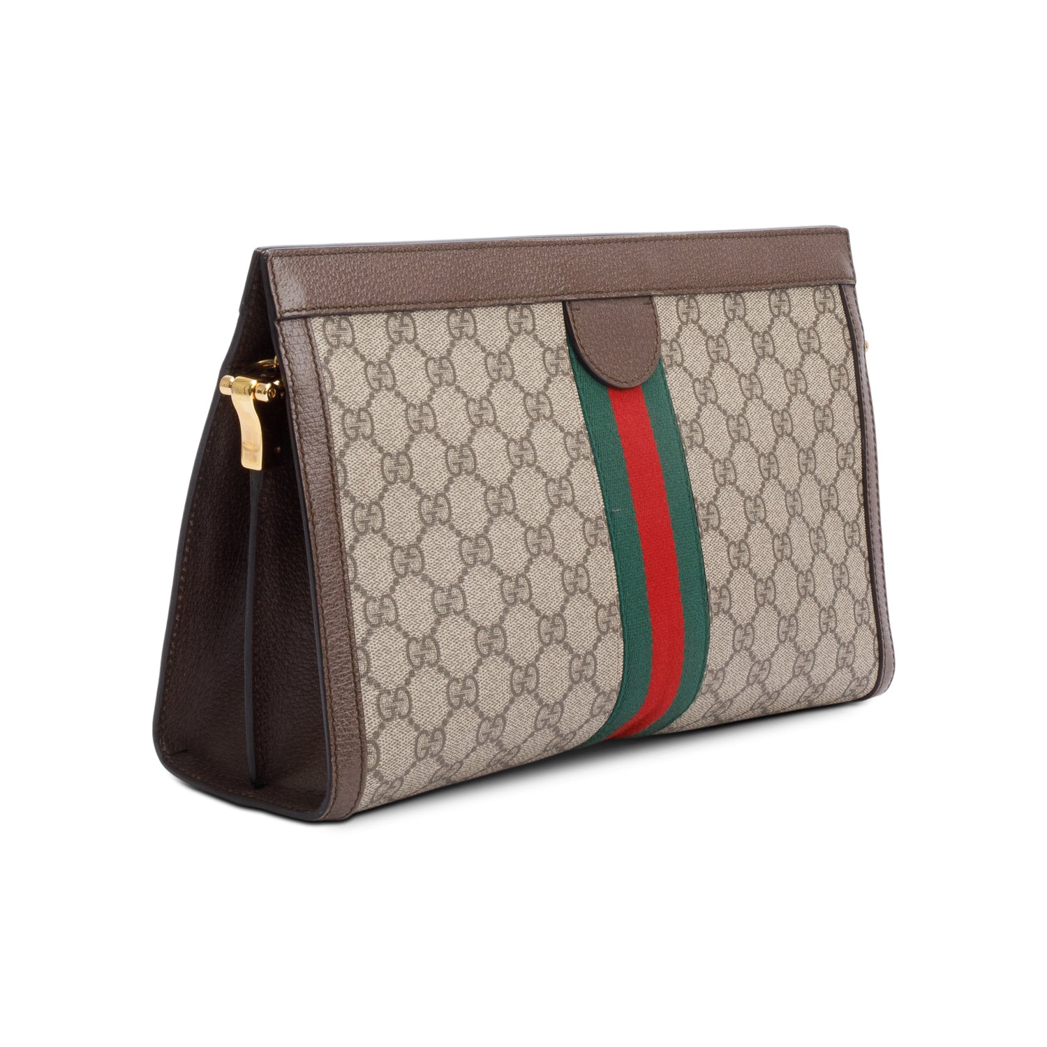 Gucci GG Supreme Monogram Web Medium Ophidia Chain Shoulder Bag