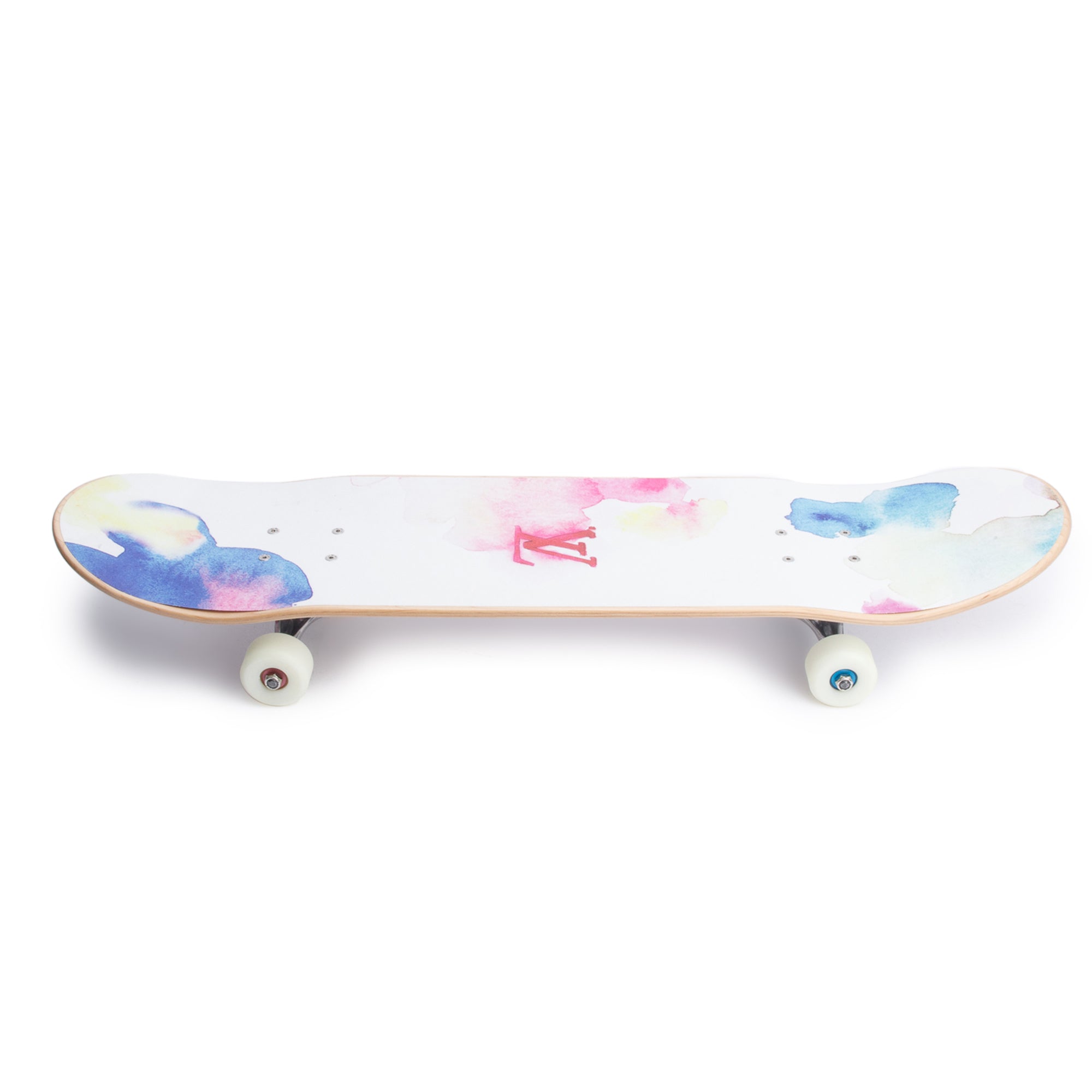 Louis Vuitton Watercolor Monogram Skateboard w/ Box