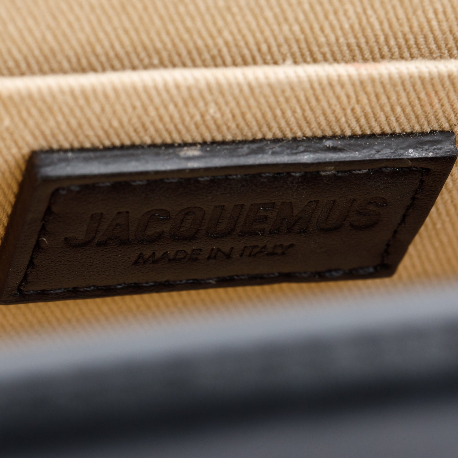 Jacquemus Black Leather Le Grand Chiquito Bag