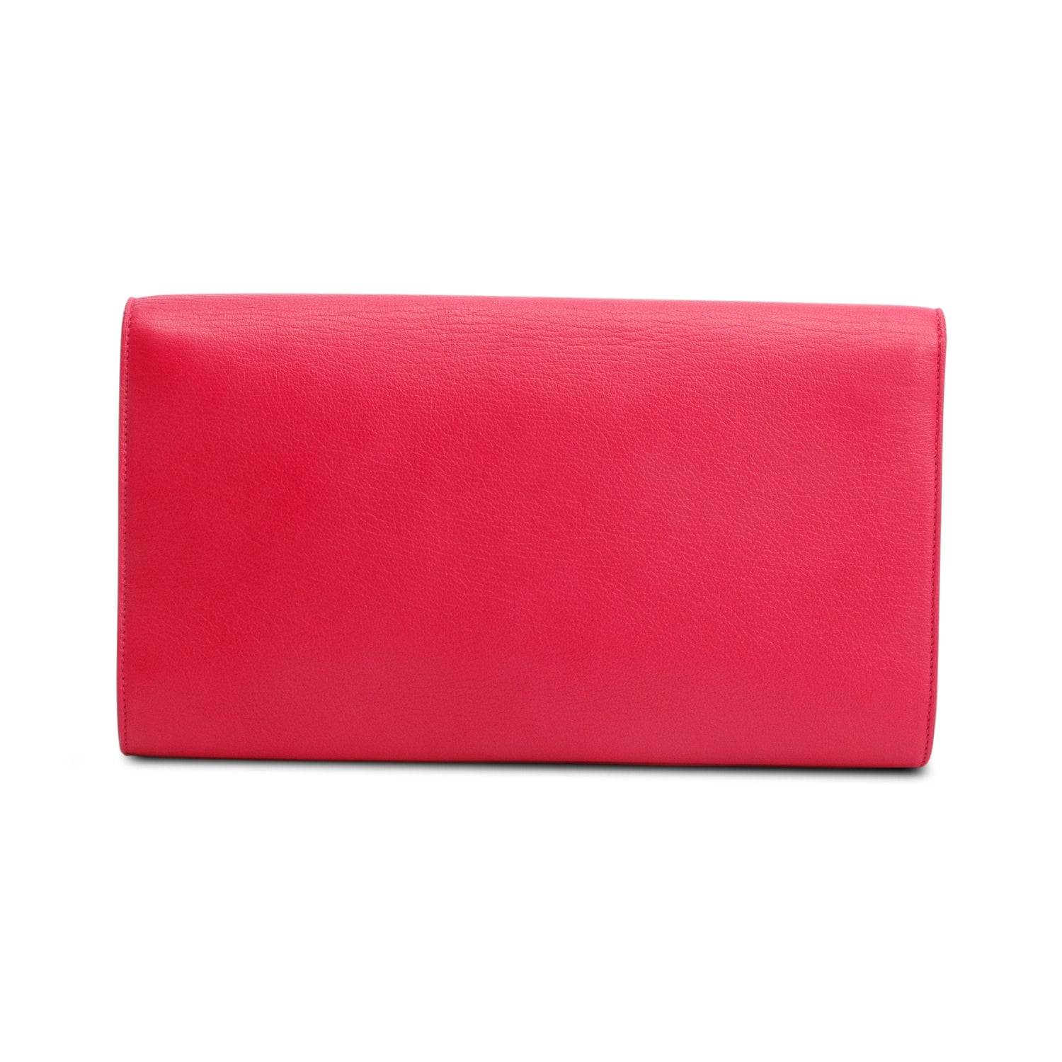 Saint Laurent Large Pink Patent Leather Belle de Jour Clutch