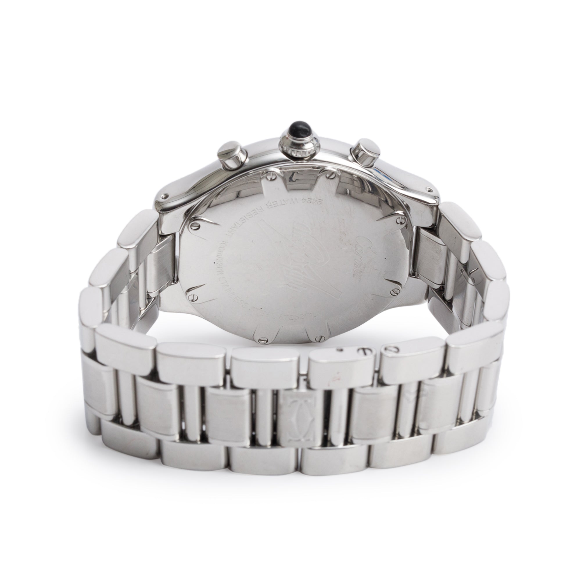 Cartier Stainless Steel Must 21 Chronoscaph 38 MM Watch 2424