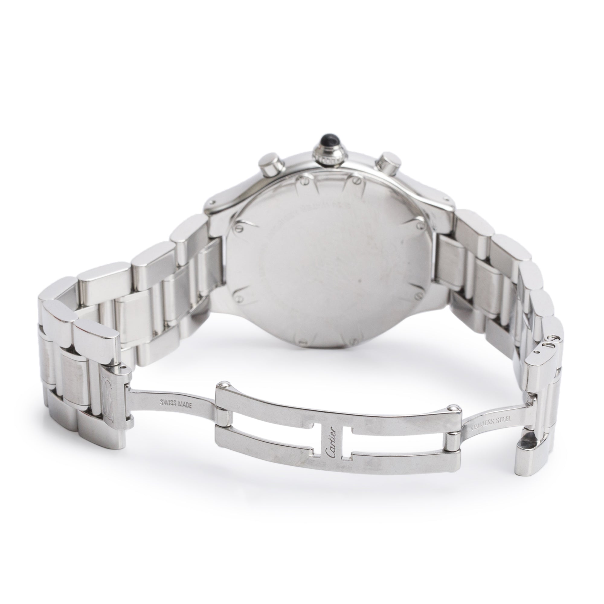 Cartier Stainless Steel Must 21 Chronoscaph 38 MM Watch 2424