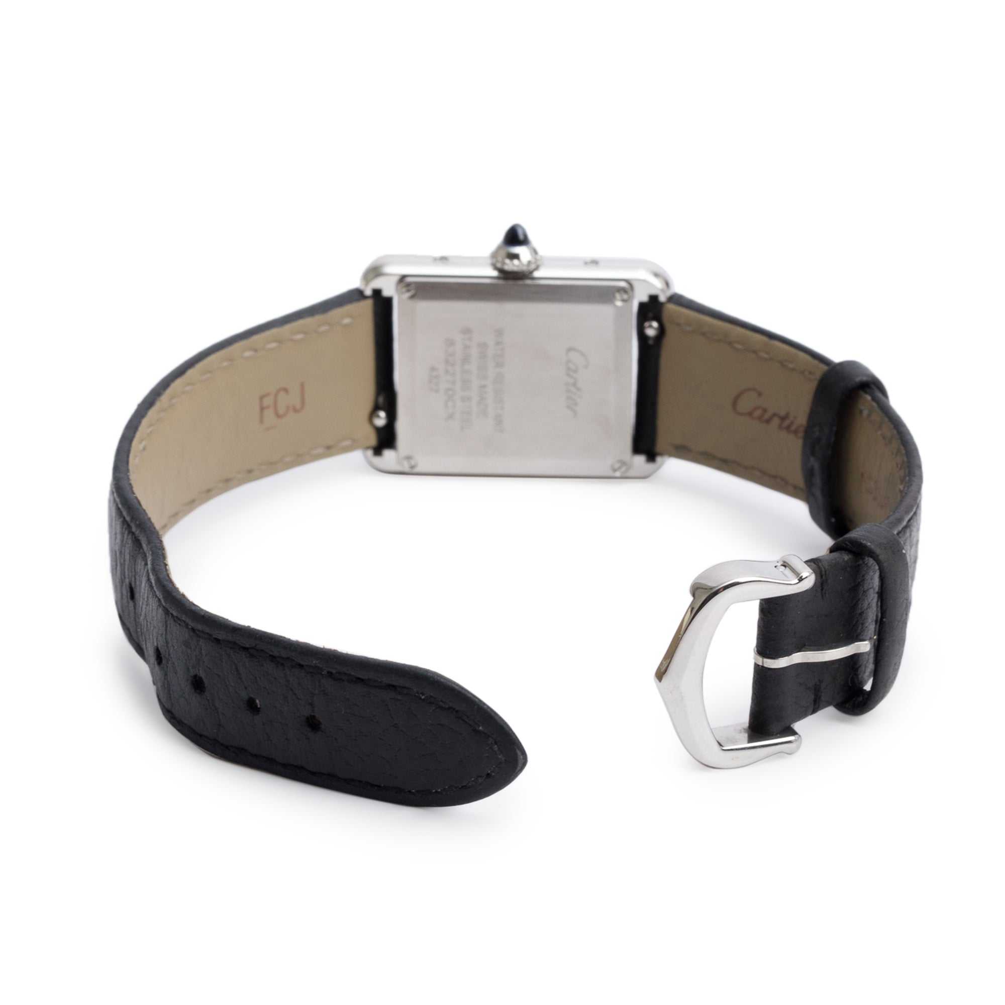 Cartier 2023 Stainless Steel Tank Must de Cartier Quartz Watch, Small Model 4322 w/ Box & Papers