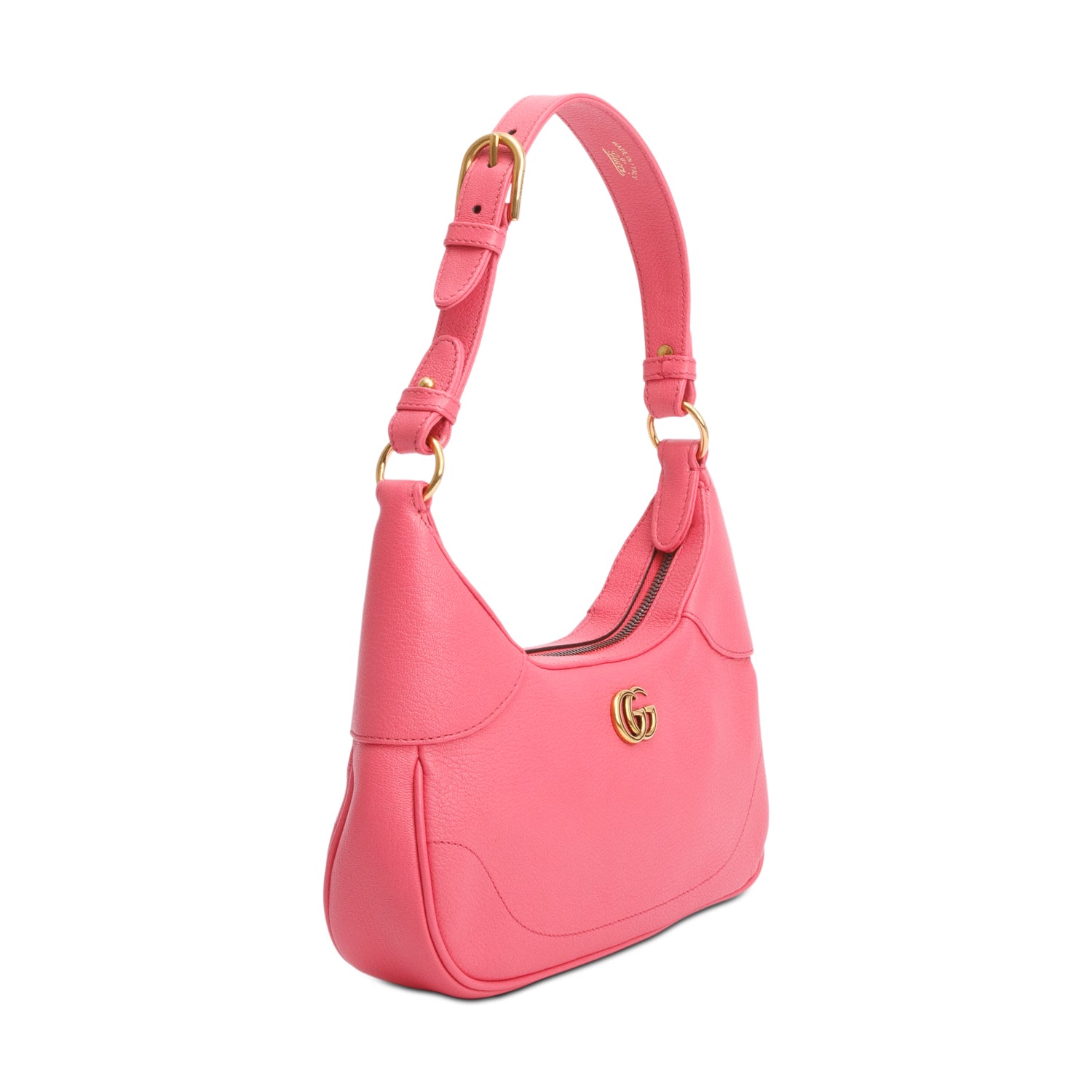 Gucci Pink Calfskin Leather Double GG Small Aphrodite Shoulder Bag