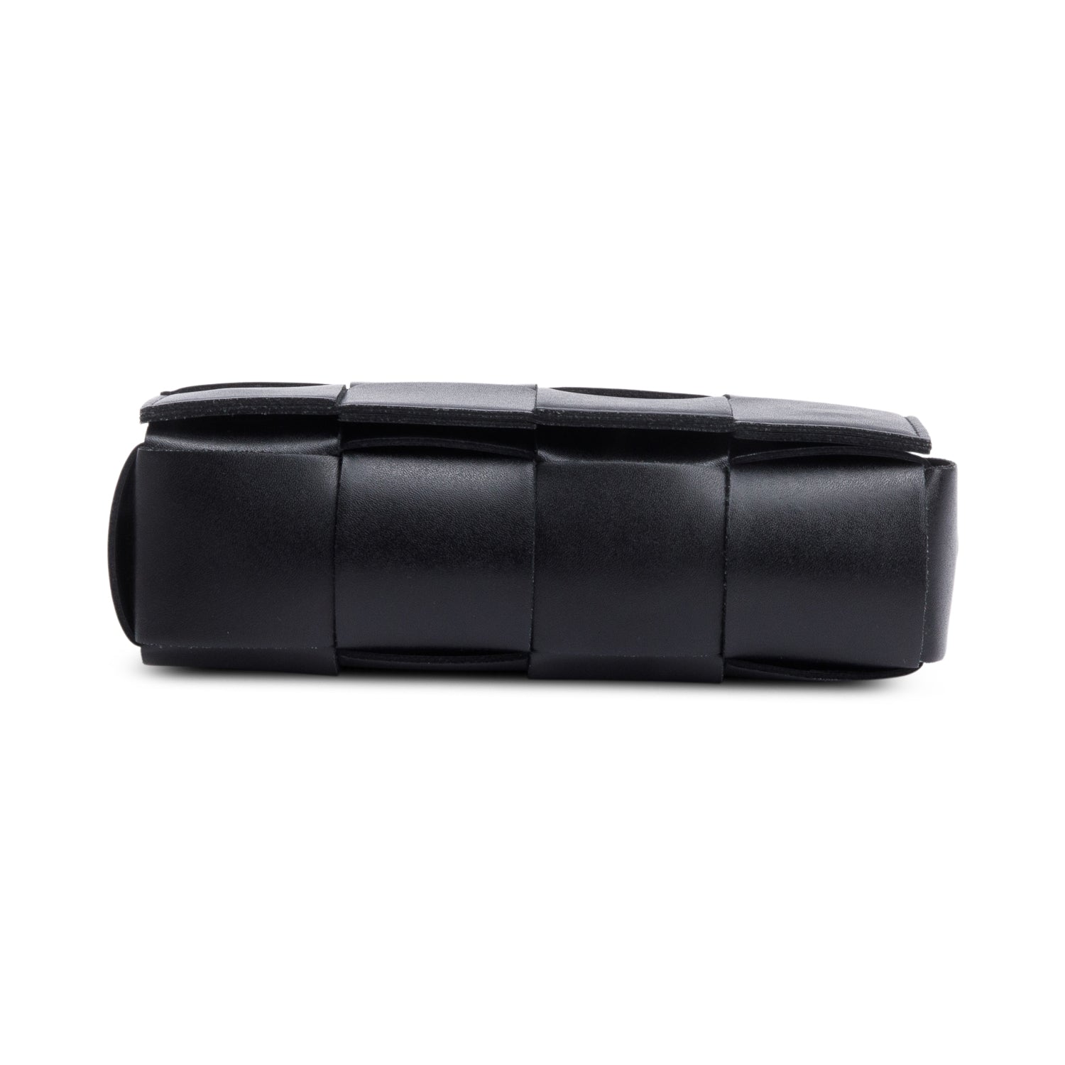 Bottega Veneta Black Nappa Leather Intrecciato Cassette Belt Bag