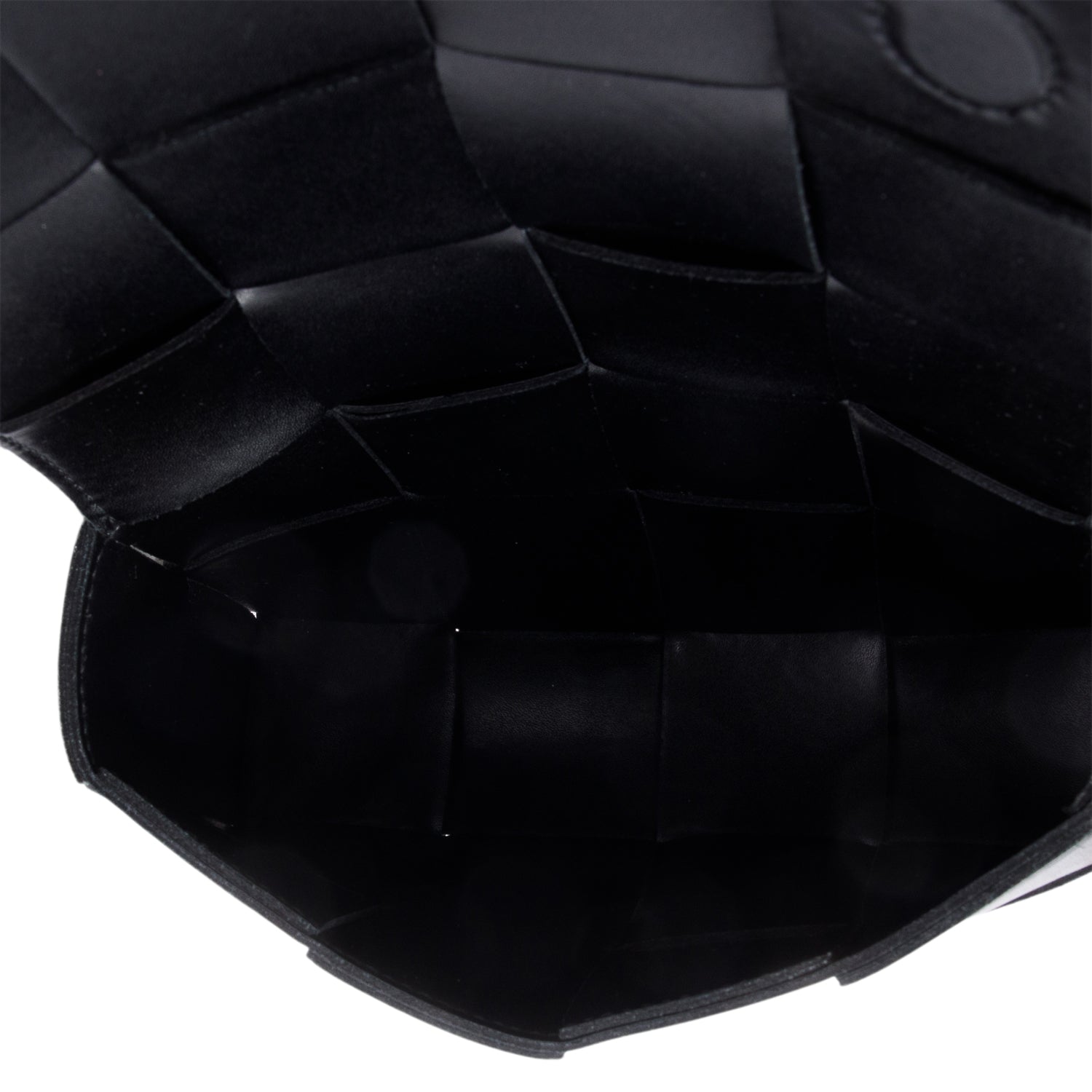 Bottega Veneta Black Nappa Leather Intrecciato Cassette Belt Bag