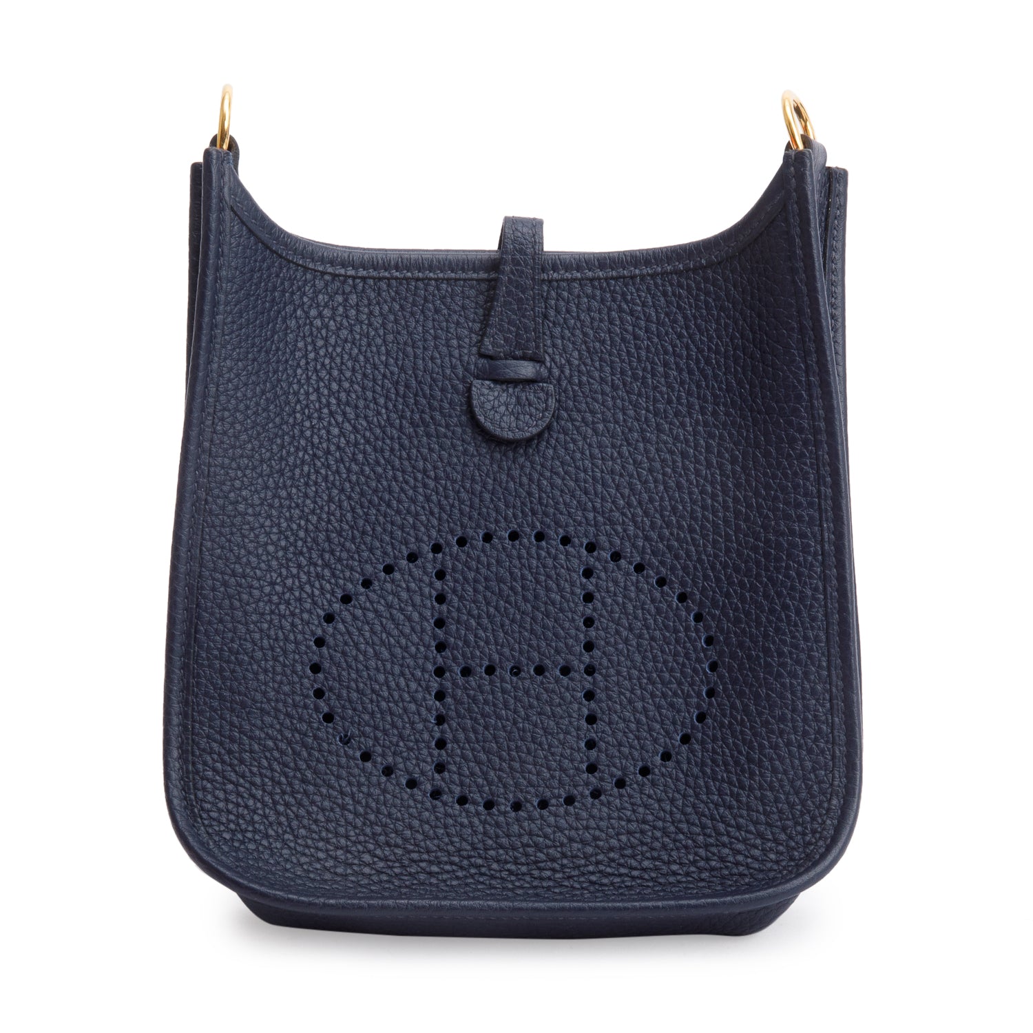 Hermes 2022 Bleu Nuit Taurillon Clemence Amazone Evelyne TPM 16 w/ Box