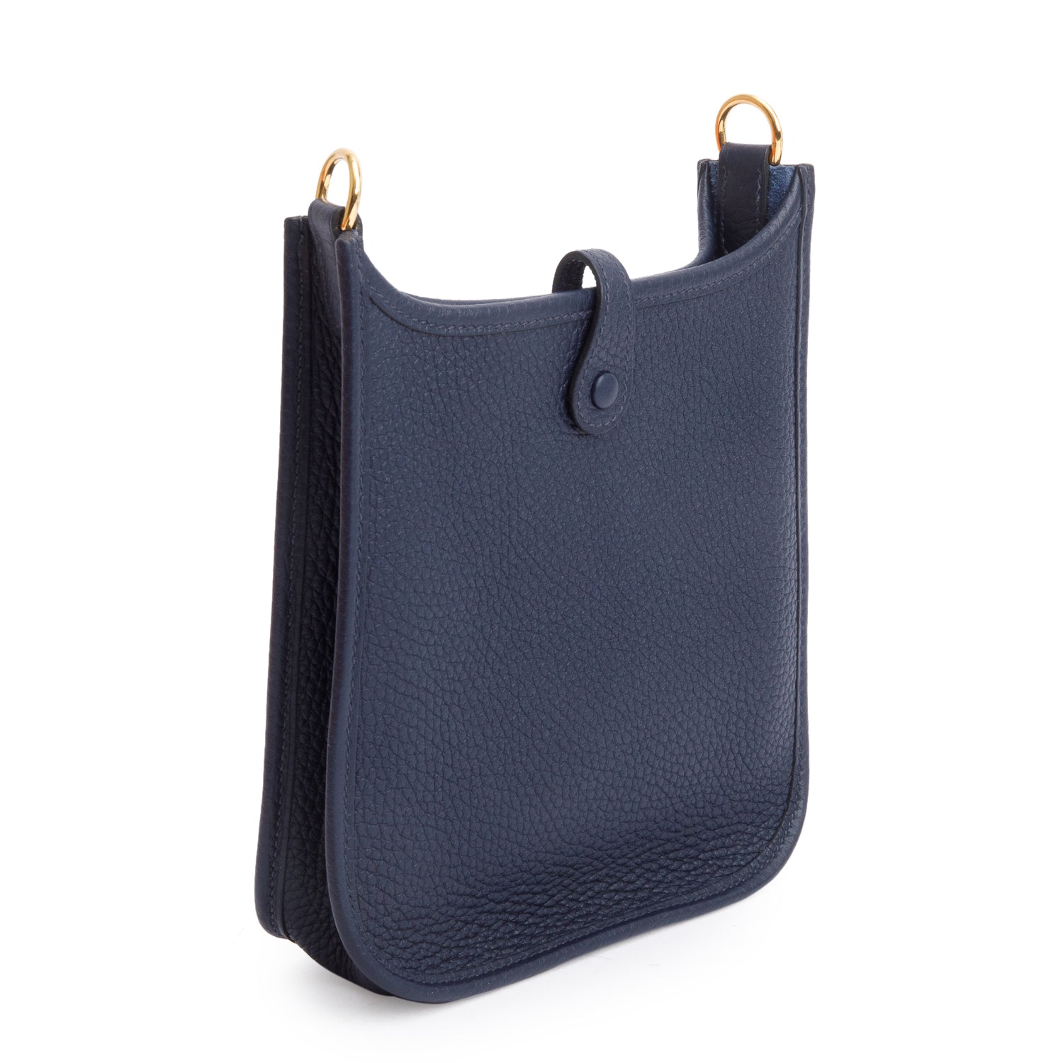 Hermes 2022 Bleu Nuit Taurillon Clemence Amazone Evelyne TPM 16 w/ Box