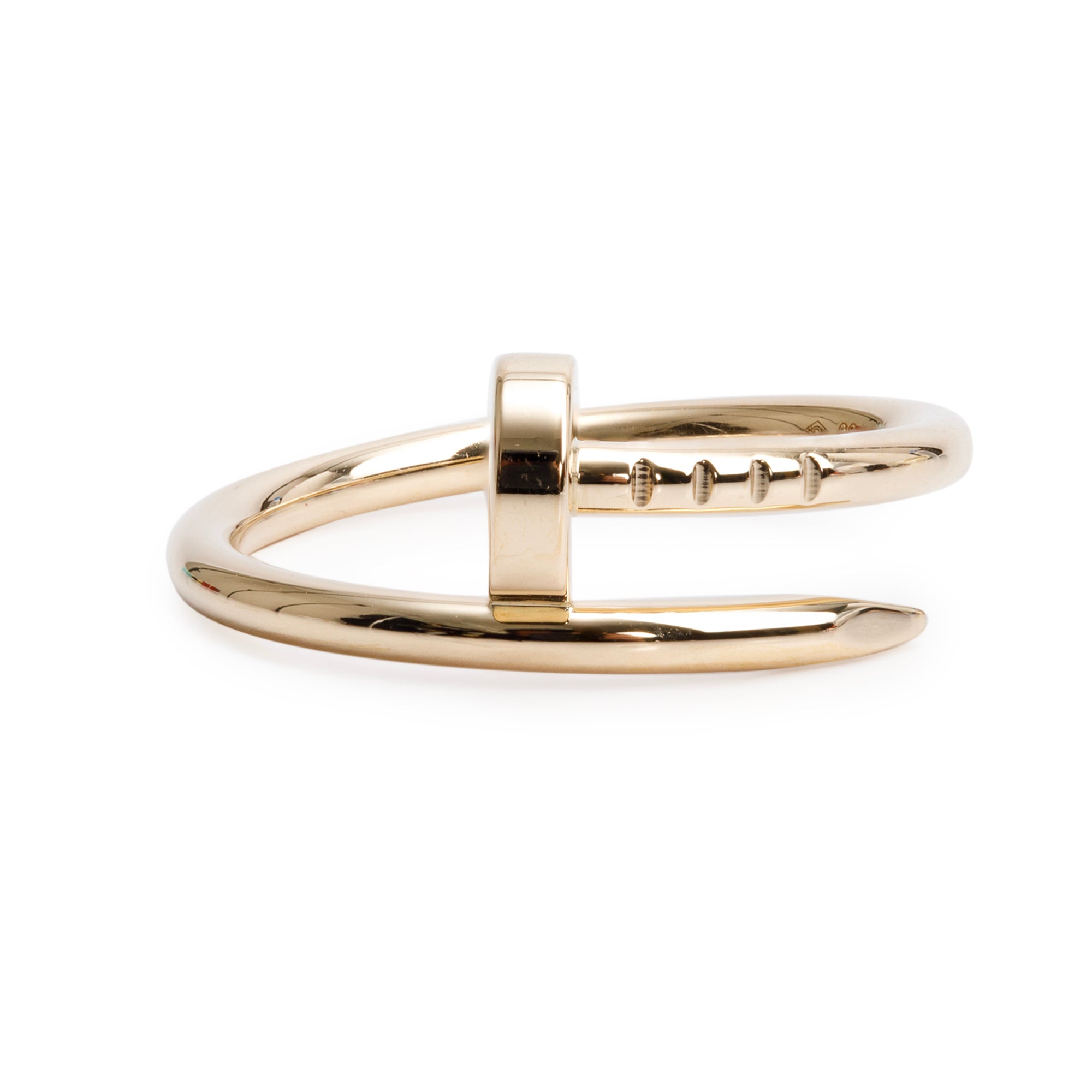Cartier 2024 18k Yellow Gold Juste Un Clou Ring, Small Model, Size 49 4.75 w/ Box & Certificate