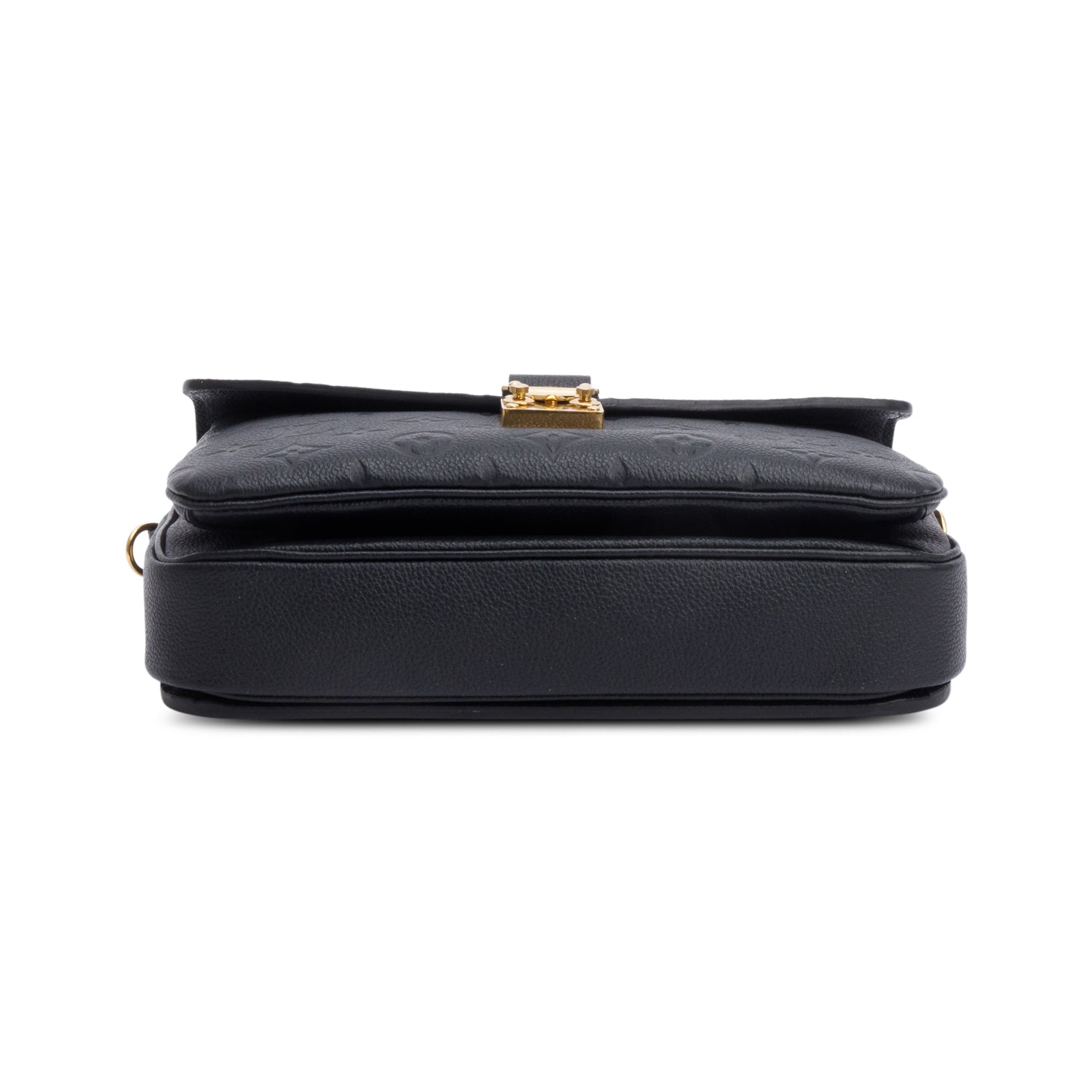 Louis Vuitton Black Monogram Empreinte Leather Pochette Metis w/ Receipt