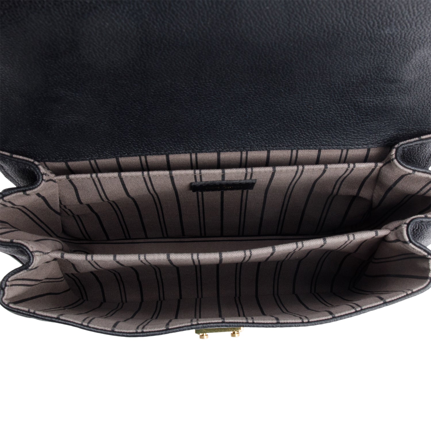 Louis Vuitton Black Monogram Empreinte Leather Pochette Metis w/ Receipt