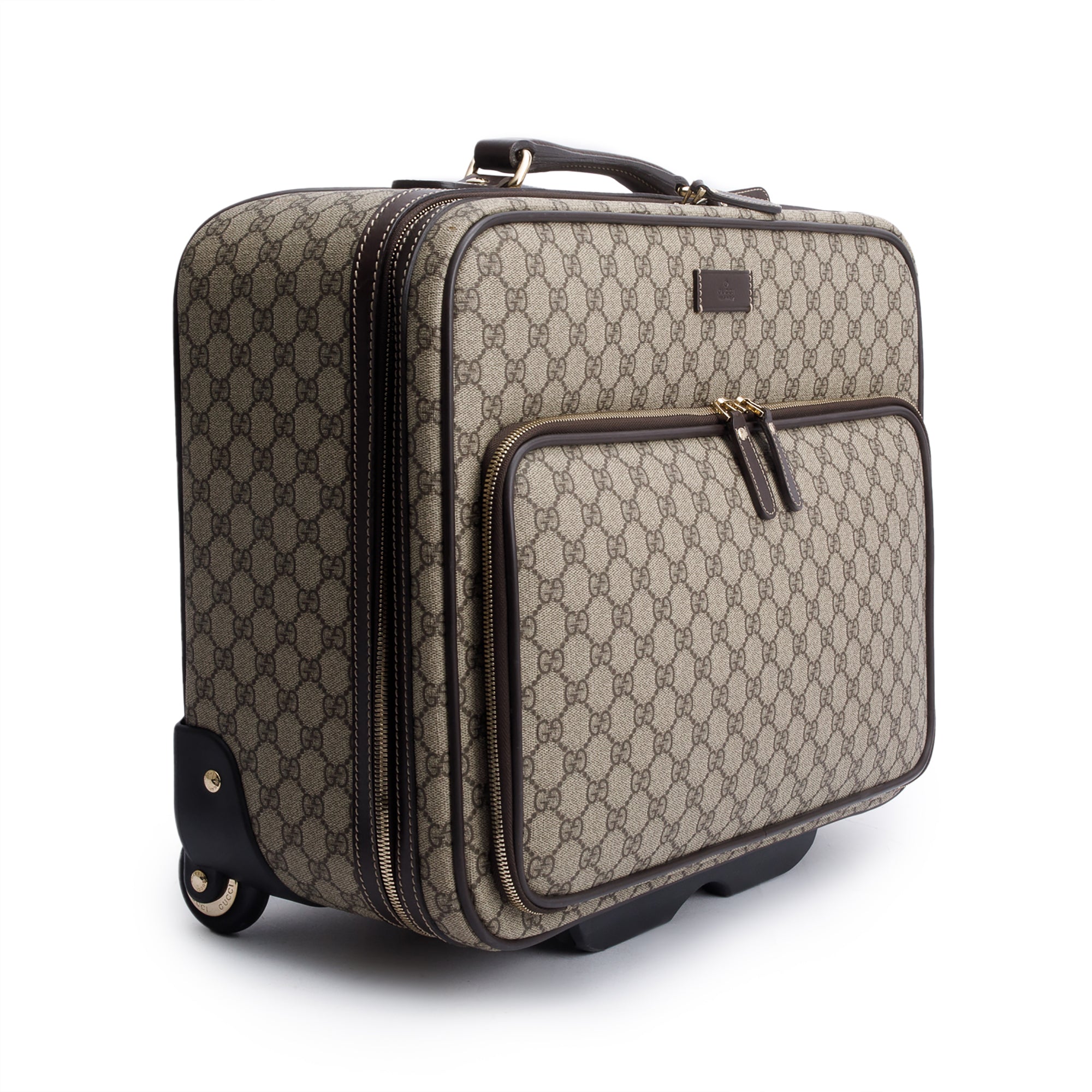 Gucci GG Supreme Pilot Rolling Suitcase