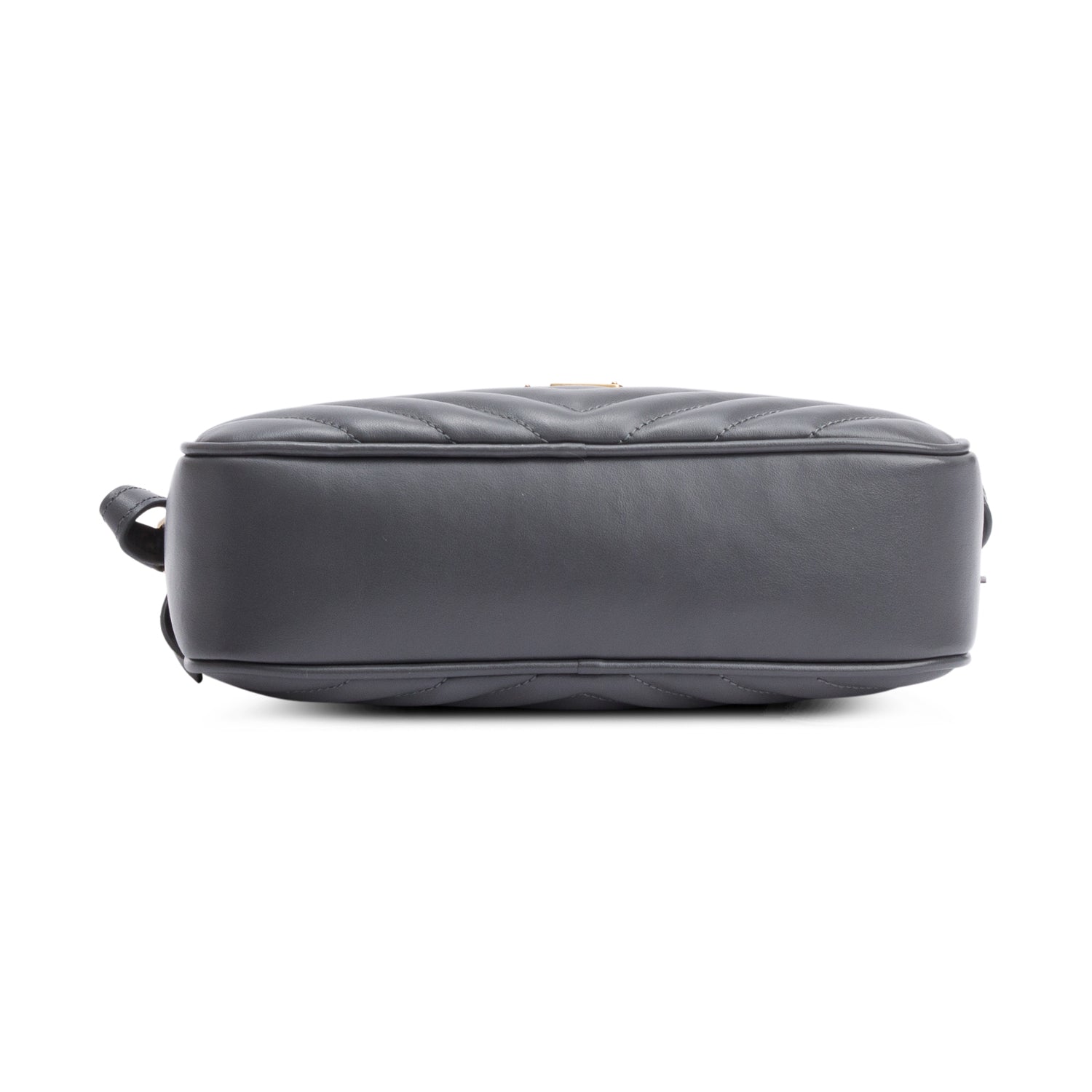 Saint Laurent 2021 Grey Quilted Leather Lou Camera Bag