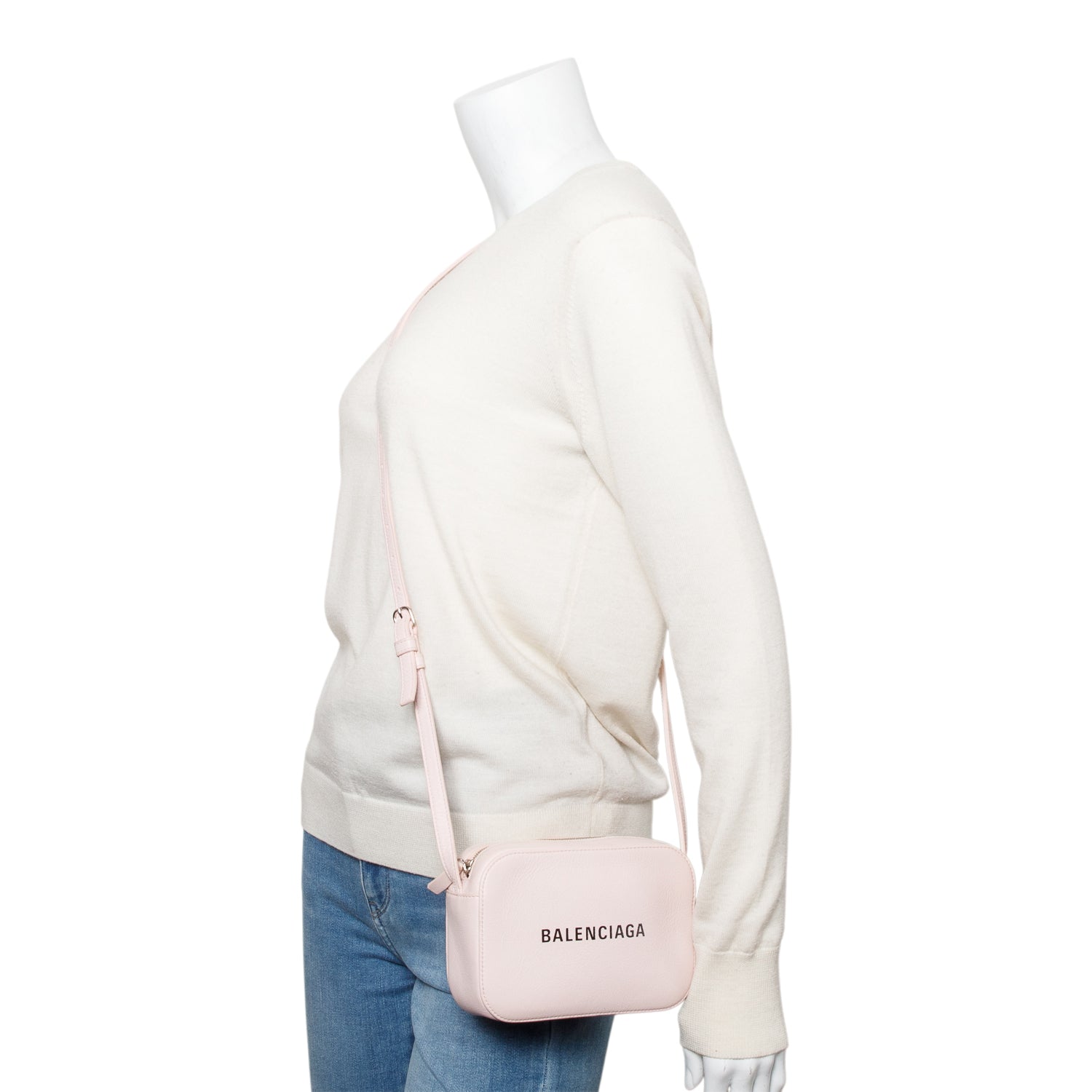 Balenciaga Pink Leather Everyday XS Camera Bag
