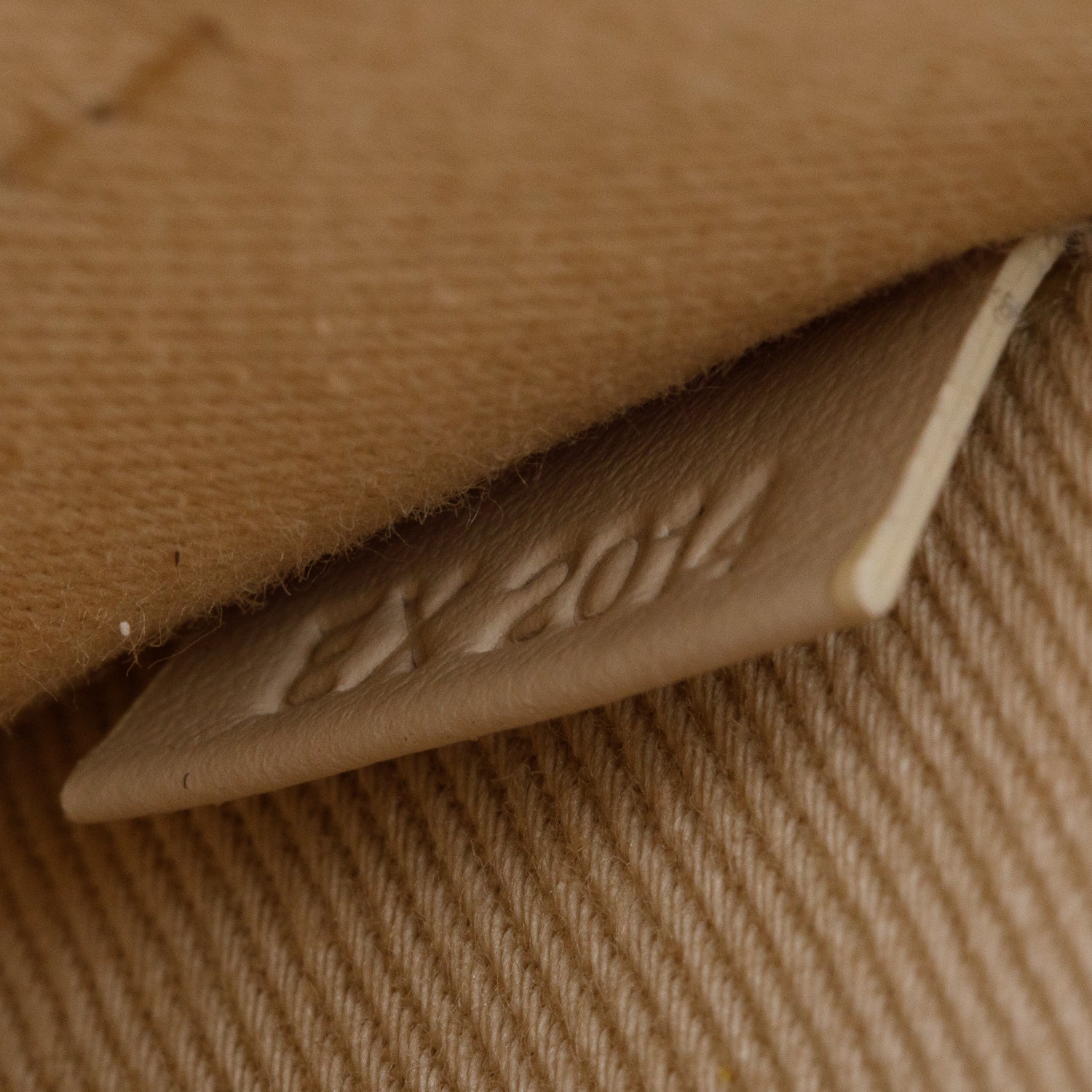 Jacquemus Neutral Canvas Le Bambino Mini Handle Bag w/ Strap