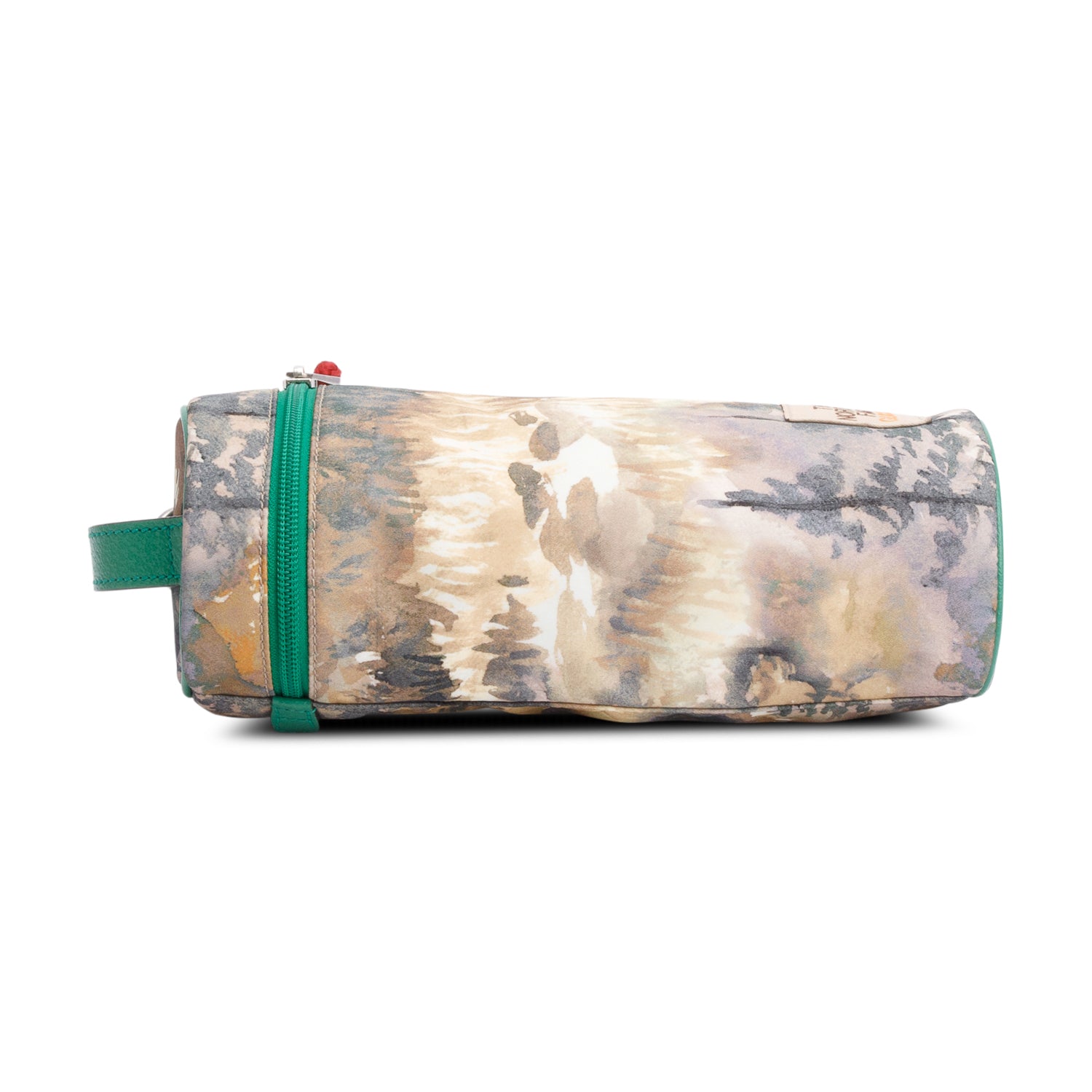 Gucci X The North Face Green/Multicolor Nylon Barrel Shoulder Bag