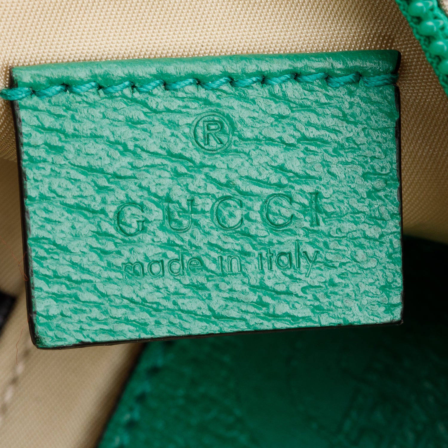 Gucci X The North Face Green/Multicolor Nylon Barrel Shoulder Bag