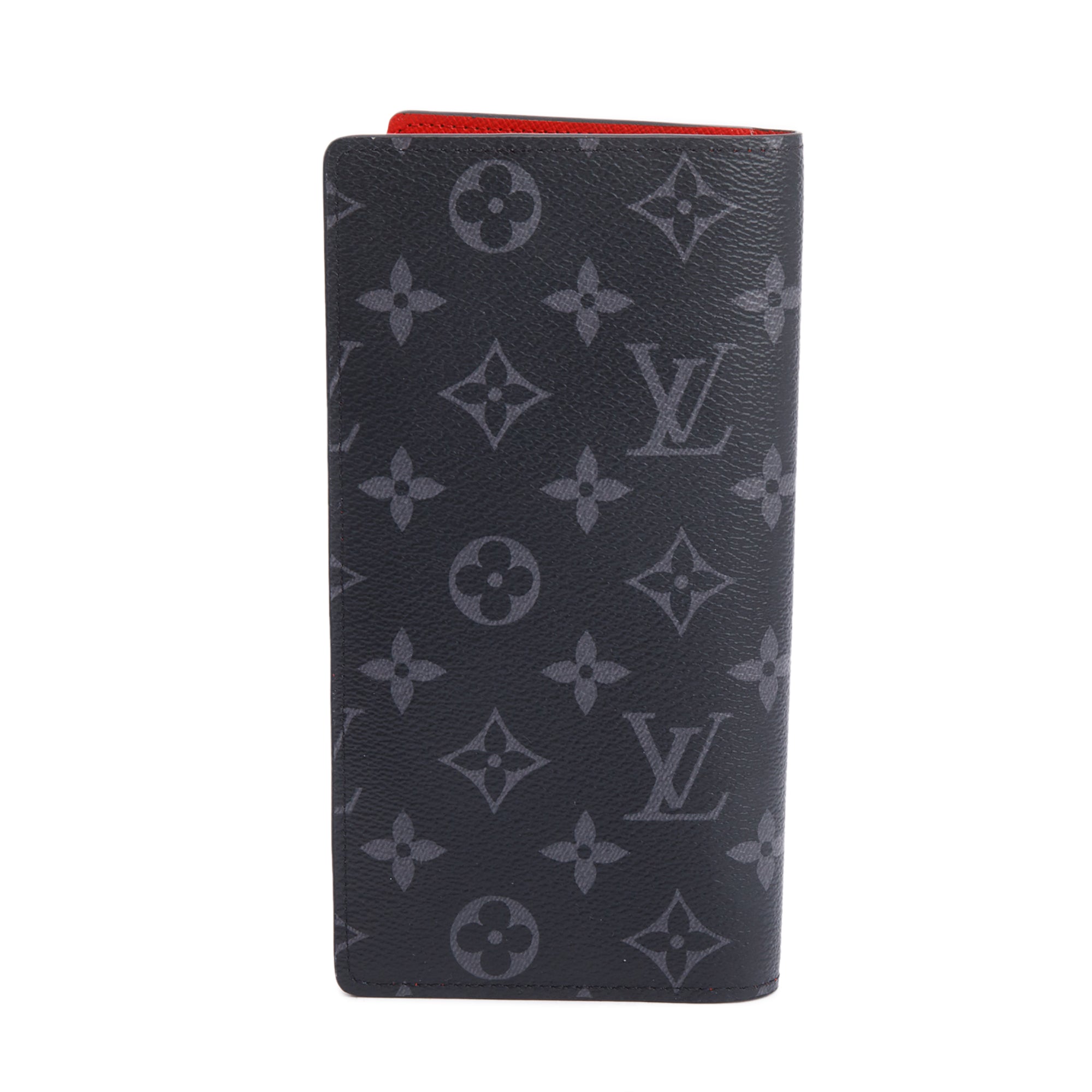 Louis Vuitton Monogram Eclipse Space Age Trunk Print Brazza Wallet