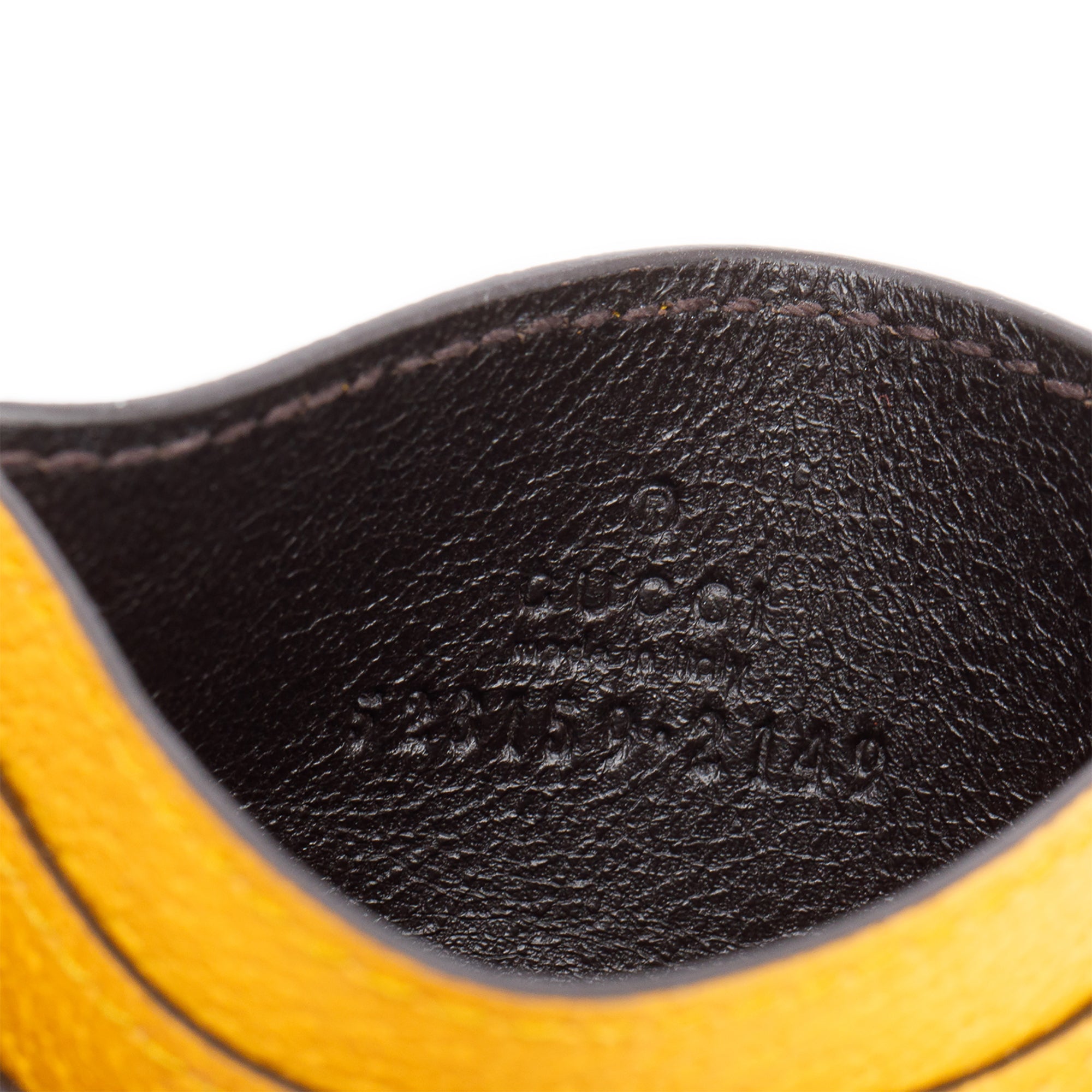 Gucci Yellow Calfskin Leather Flora Ophidia Card Holder w/ Box