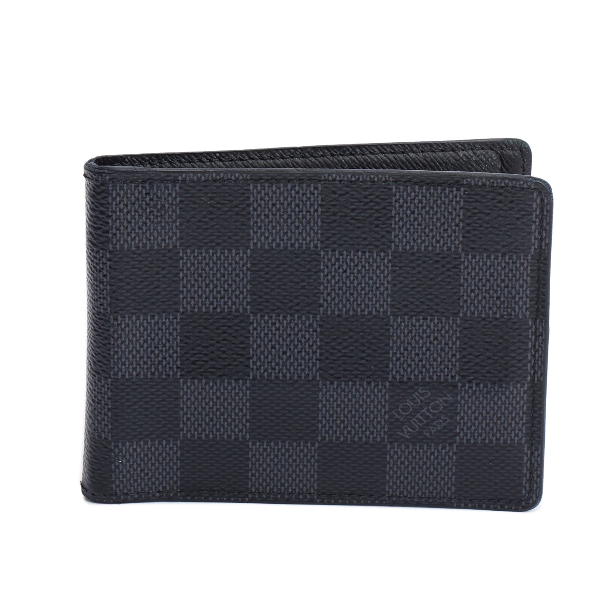 Louis Vuitton Damier Graphite Money Clip Bifold Wallet