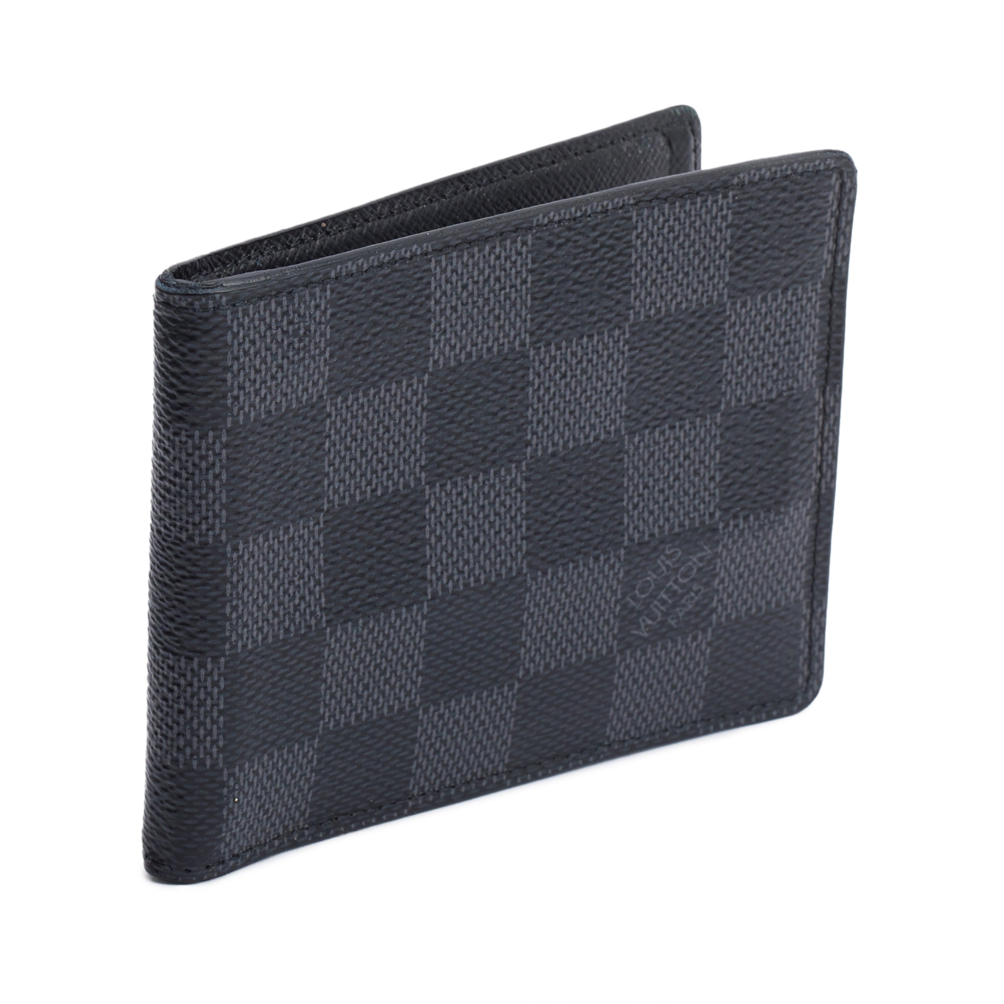 Louis Vuitton Damier Graphite Money Clip Bifold Wallet