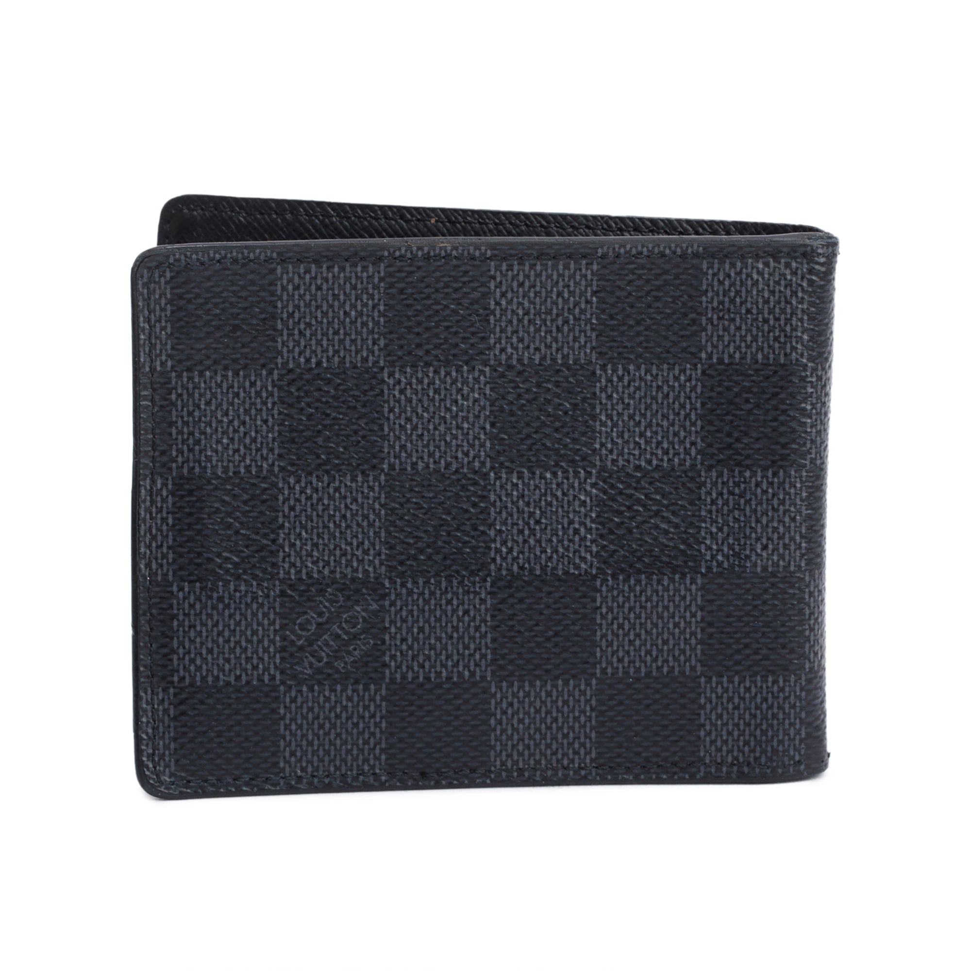Louis Vuitton Damier Graphite Money Clip Bifold Wallet