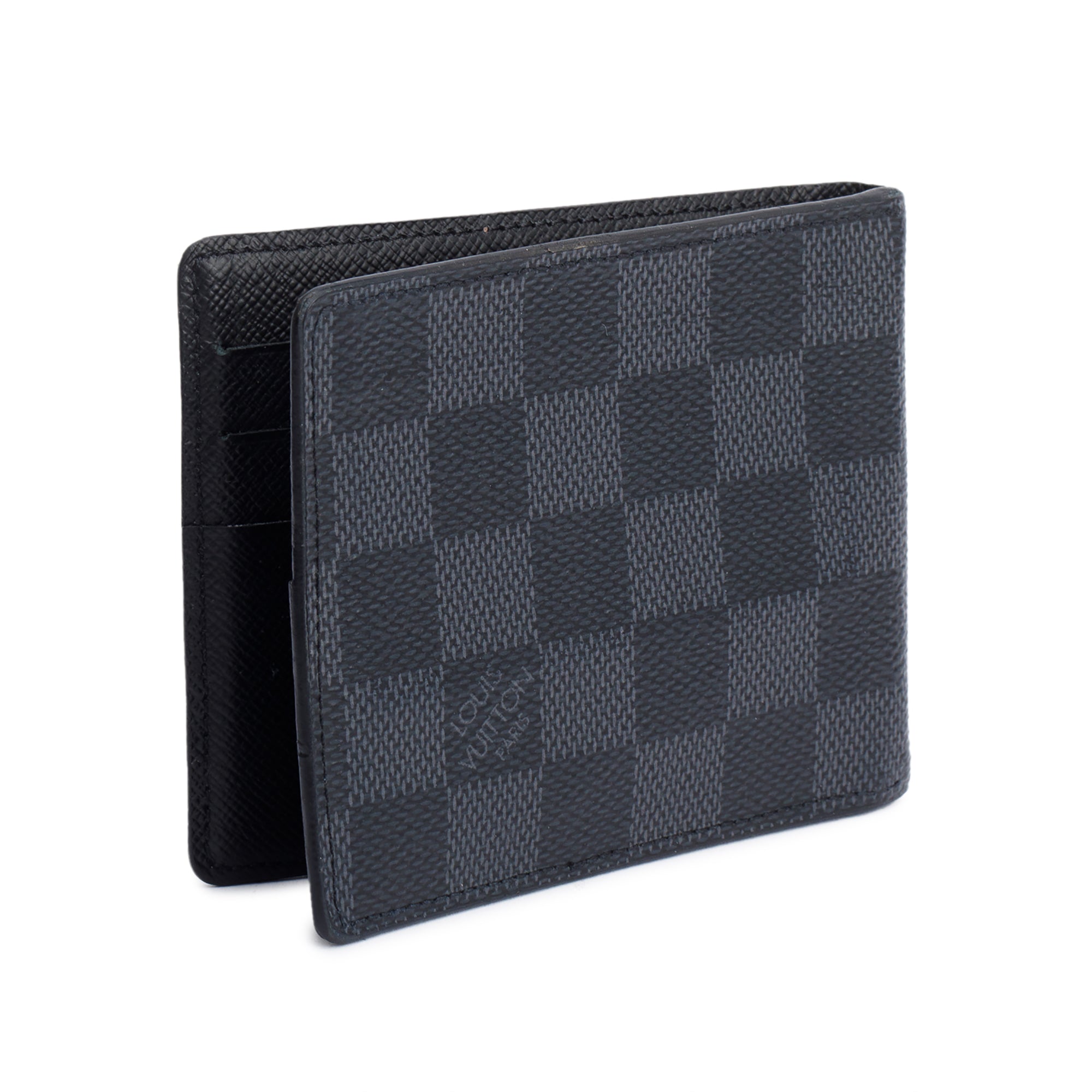 Louis Vuitton Damier Graphite Money Clip Bifold Wallet
