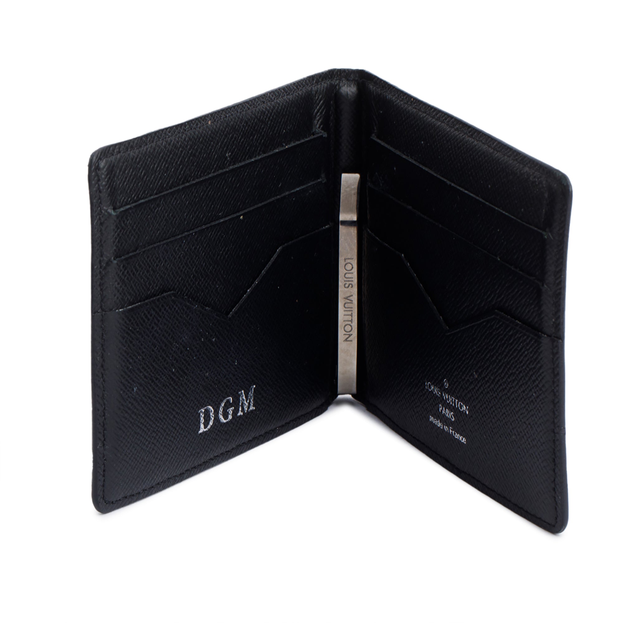 Louis Vuitton Damier Graphite Money Clip Bifold Wallet