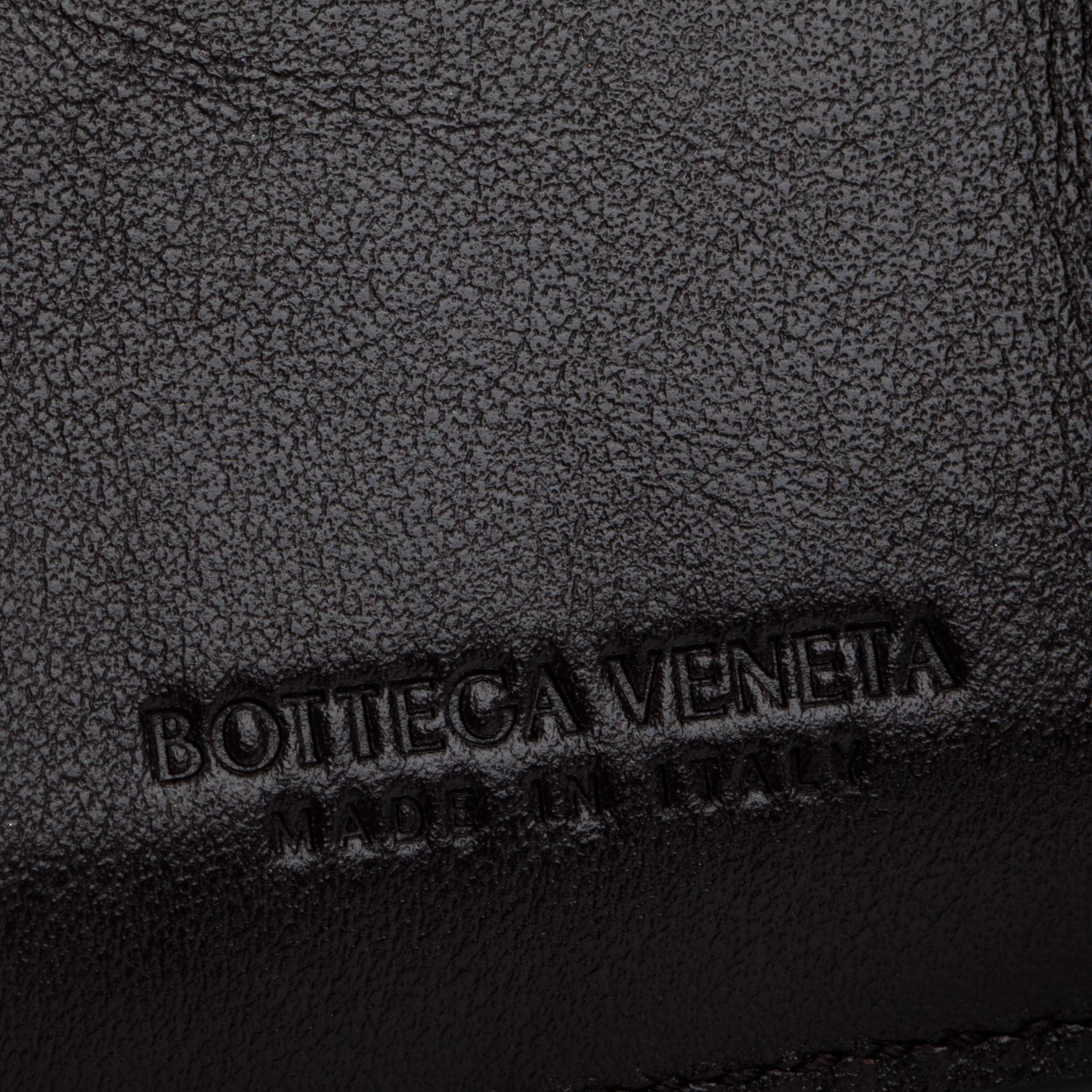 Bottega Veneta Brown Intreccio Nappa Leather Cassette Tri-Fold Zip Wallet