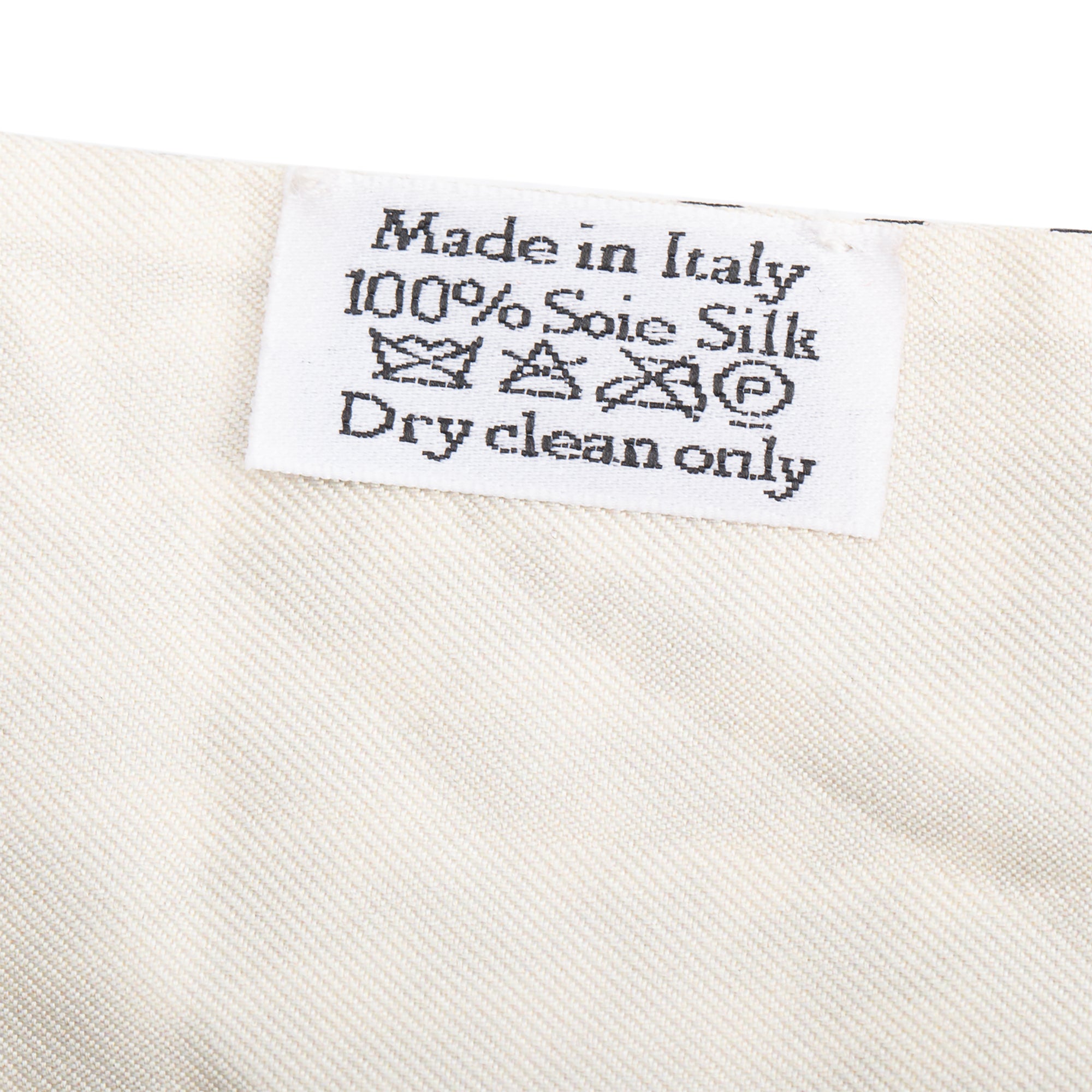 Christian Dior Black/White 30 Montaigne Mitzah Silk Twilly