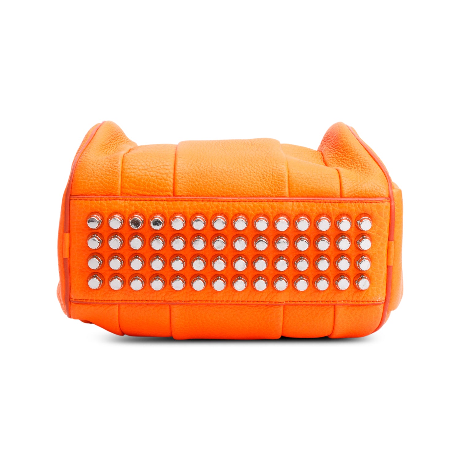 Alexander Wang Orange Calfskin Leather Rocco Shoulder Bag w/ Strap