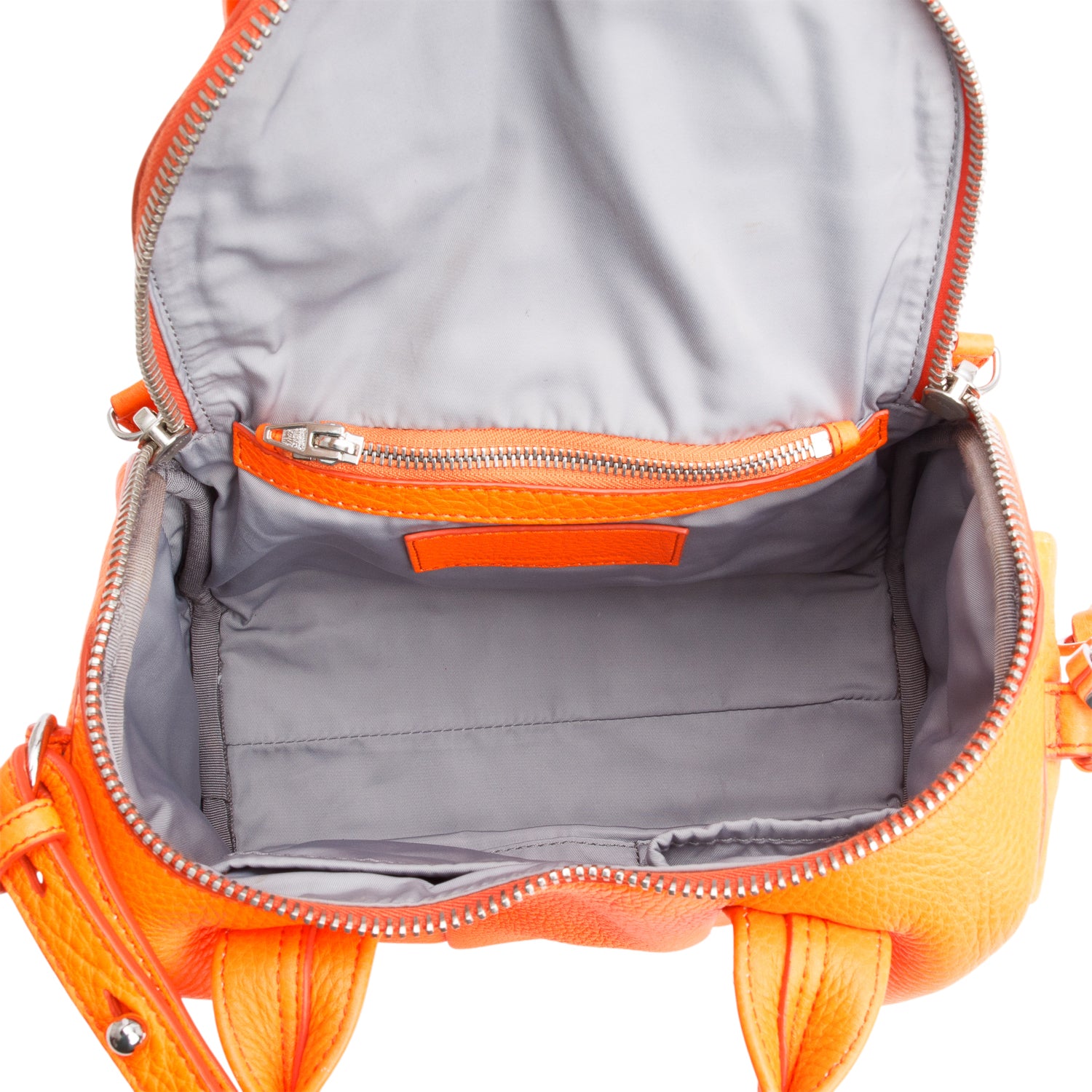 Alexander Wang Orange Calfskin Leather Rocco Shoulder Bag w/ Strap