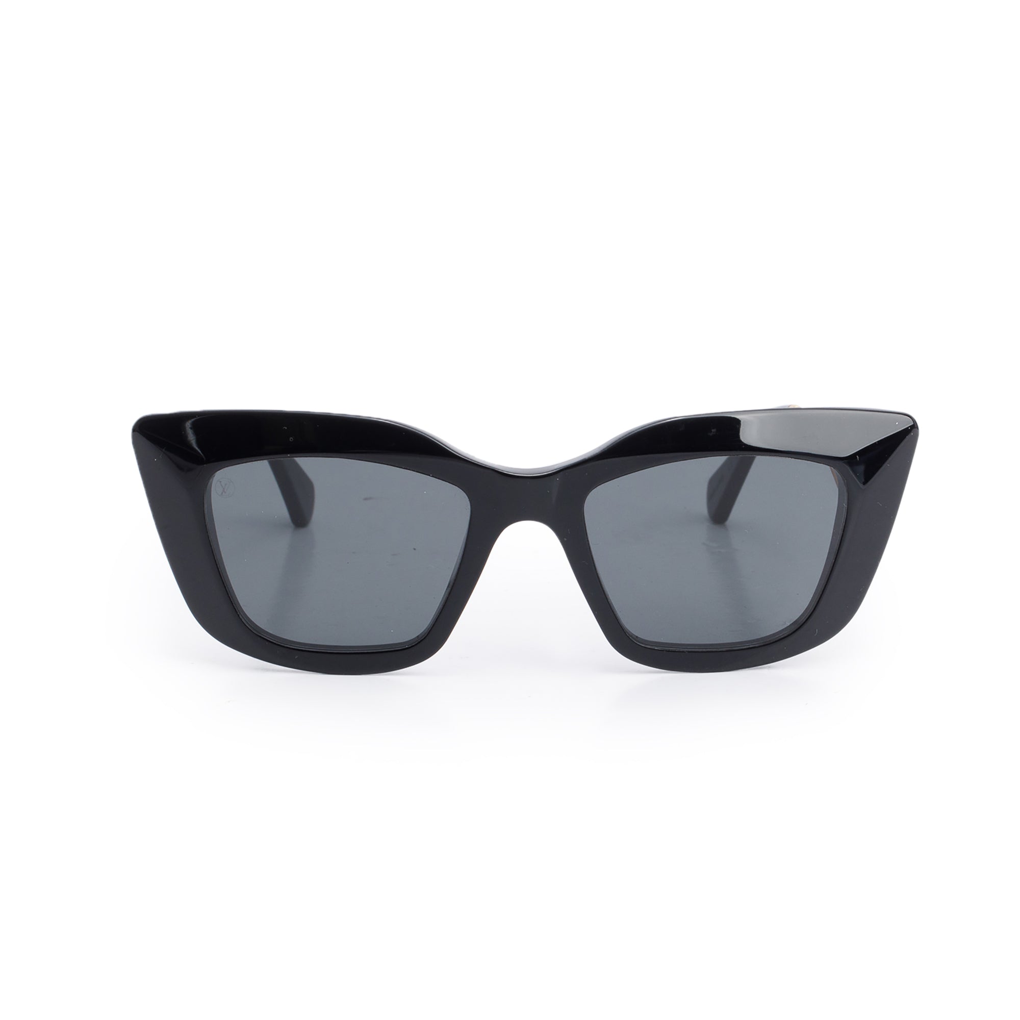 Louis Vuitton 2022 Z1220W Black Acetate Metal Arizona Dream Cat-Eye Sunglasses w/ Case