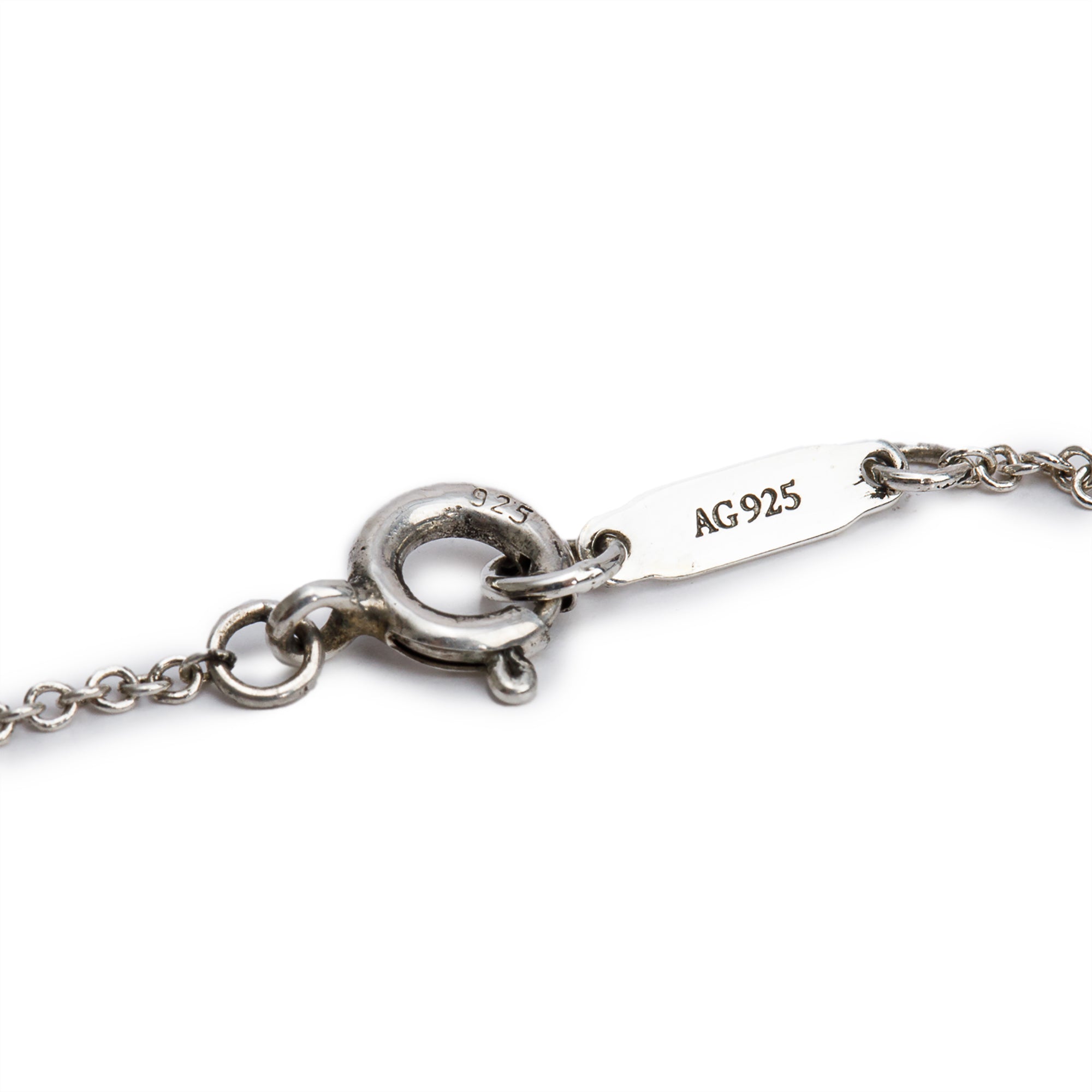 Tiffany & Co. Sterling Silver Mini Heart Key Pendant Necklace