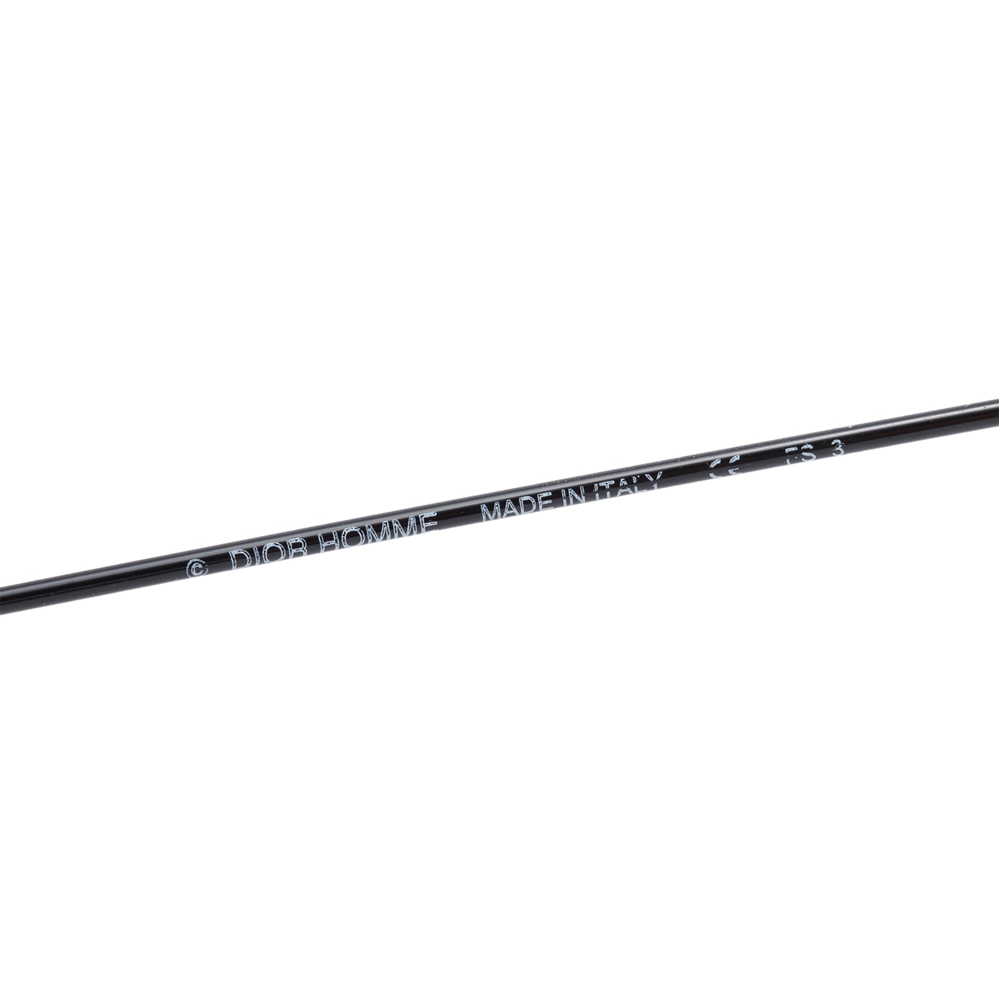 Christian Dior Black Coated Metal DiorPressure Round Sunglasses