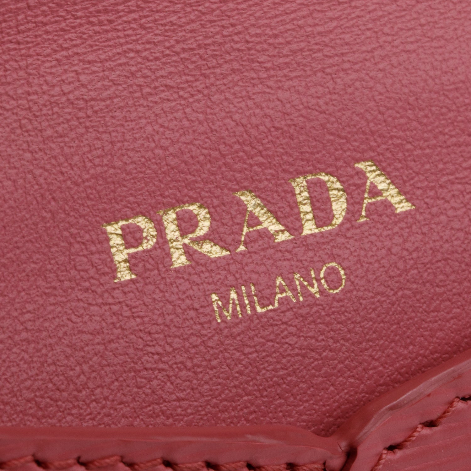 Prada Pink Vitello Move Leather Envelope Wallet