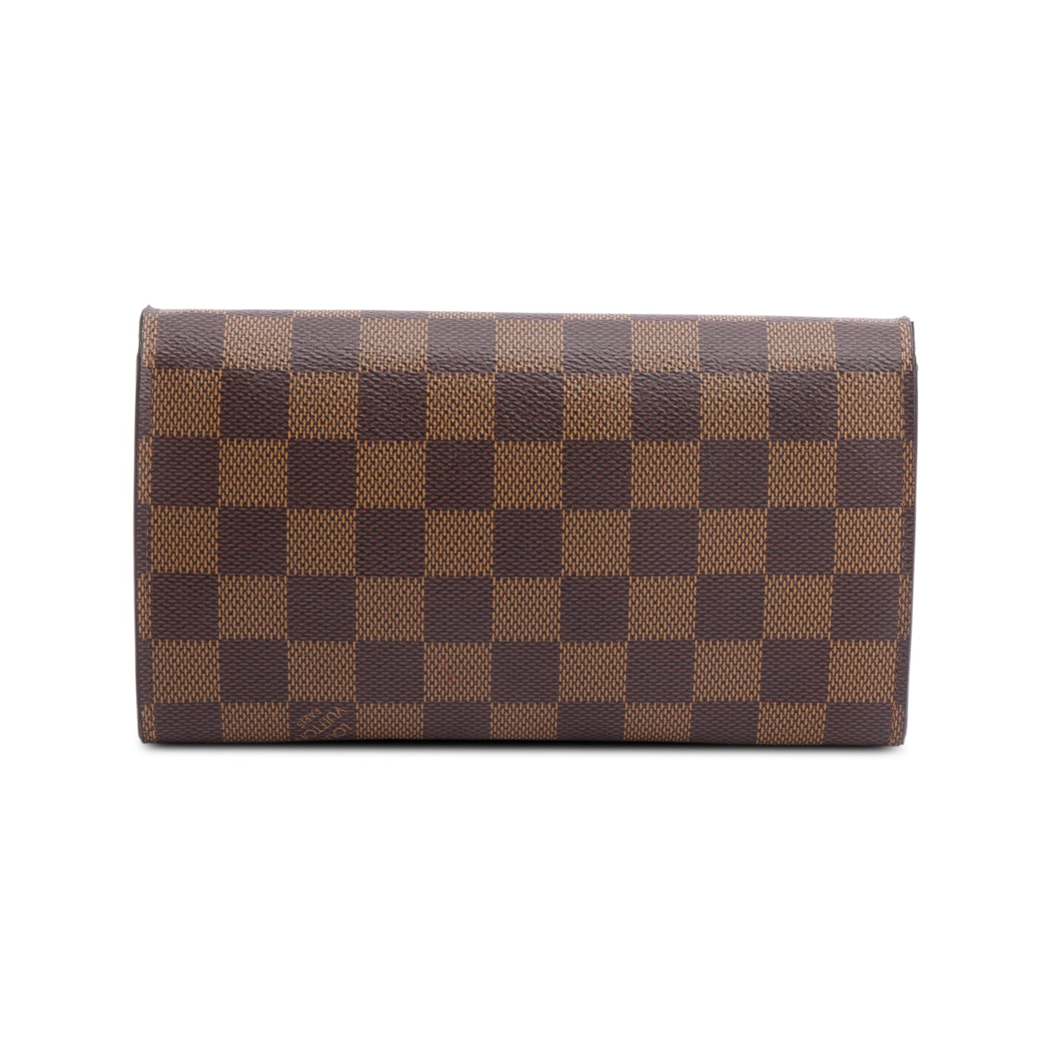 Louis Vuitton Damier Ebene Croisette Chain Wallet