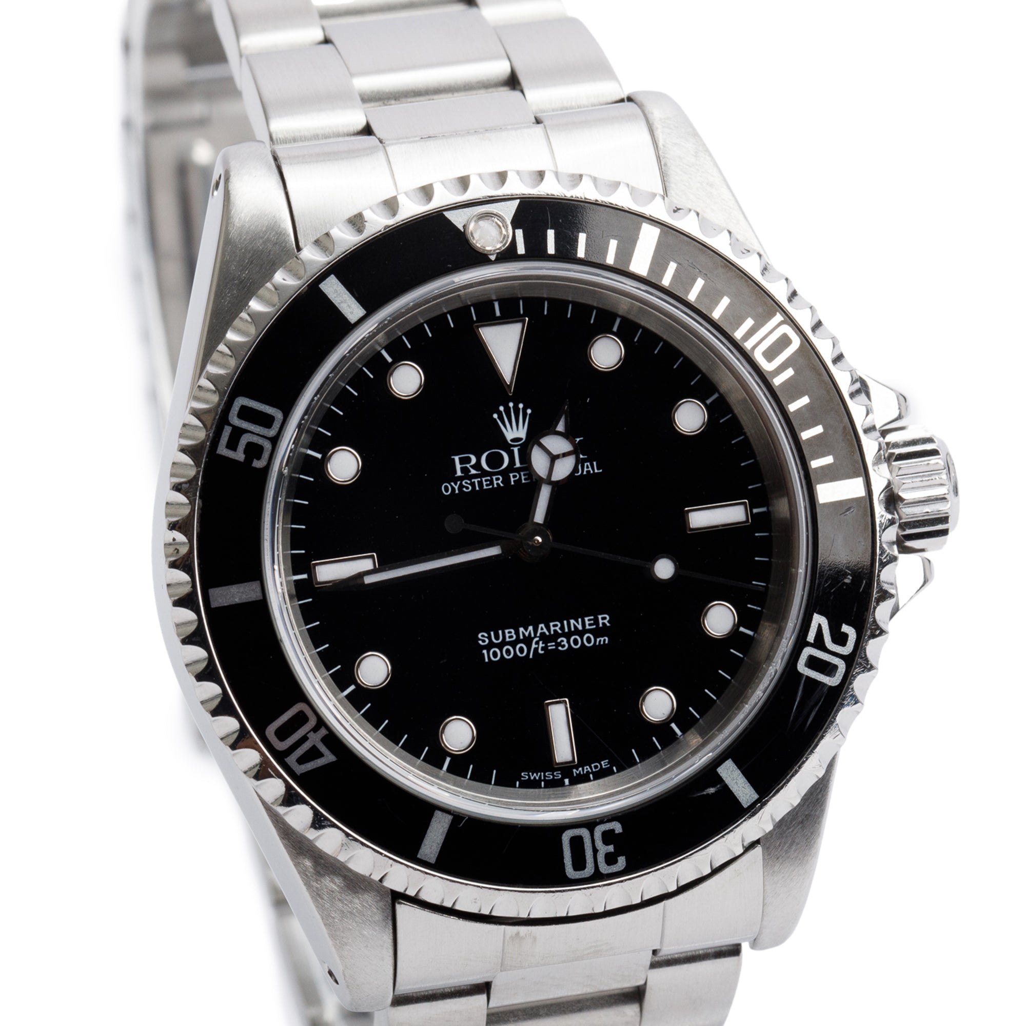 Rolex Stainless Steel Submariner (No Date) 40 MM Automatic Watch 14060 w/ Box