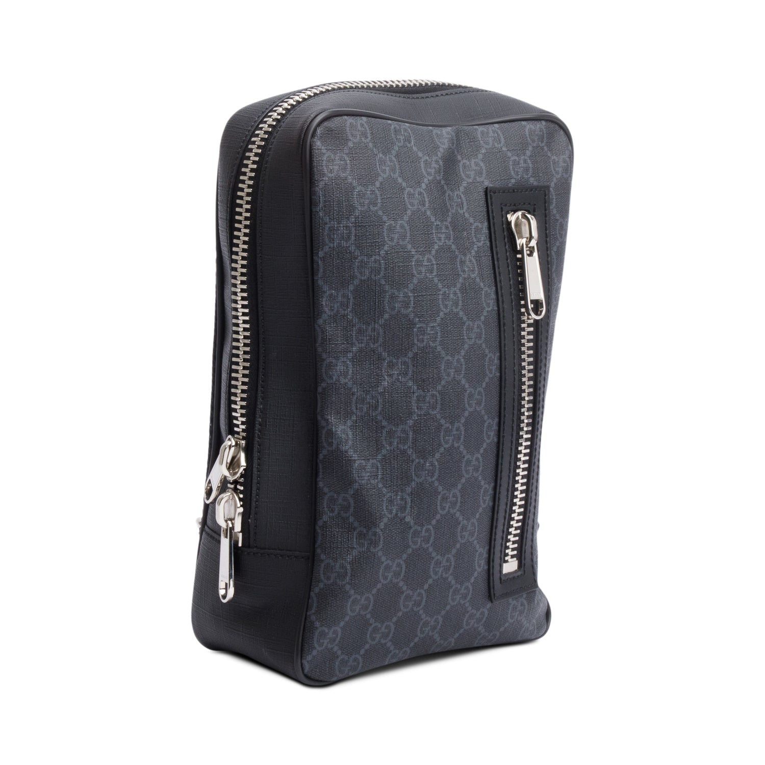 Gucci Black GG Supreme Sling Backpack