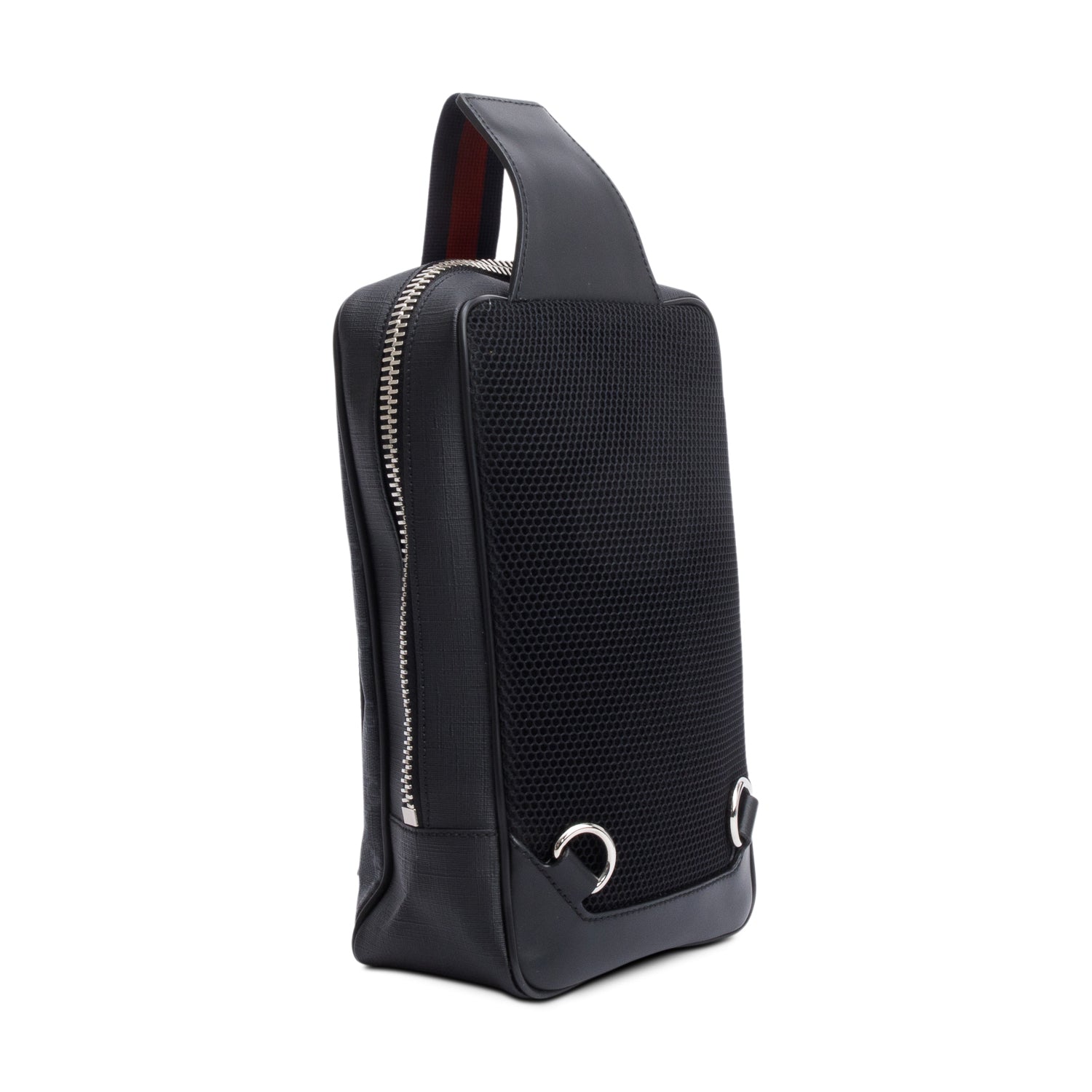 Gucci Black GG Supreme Sling Backpack