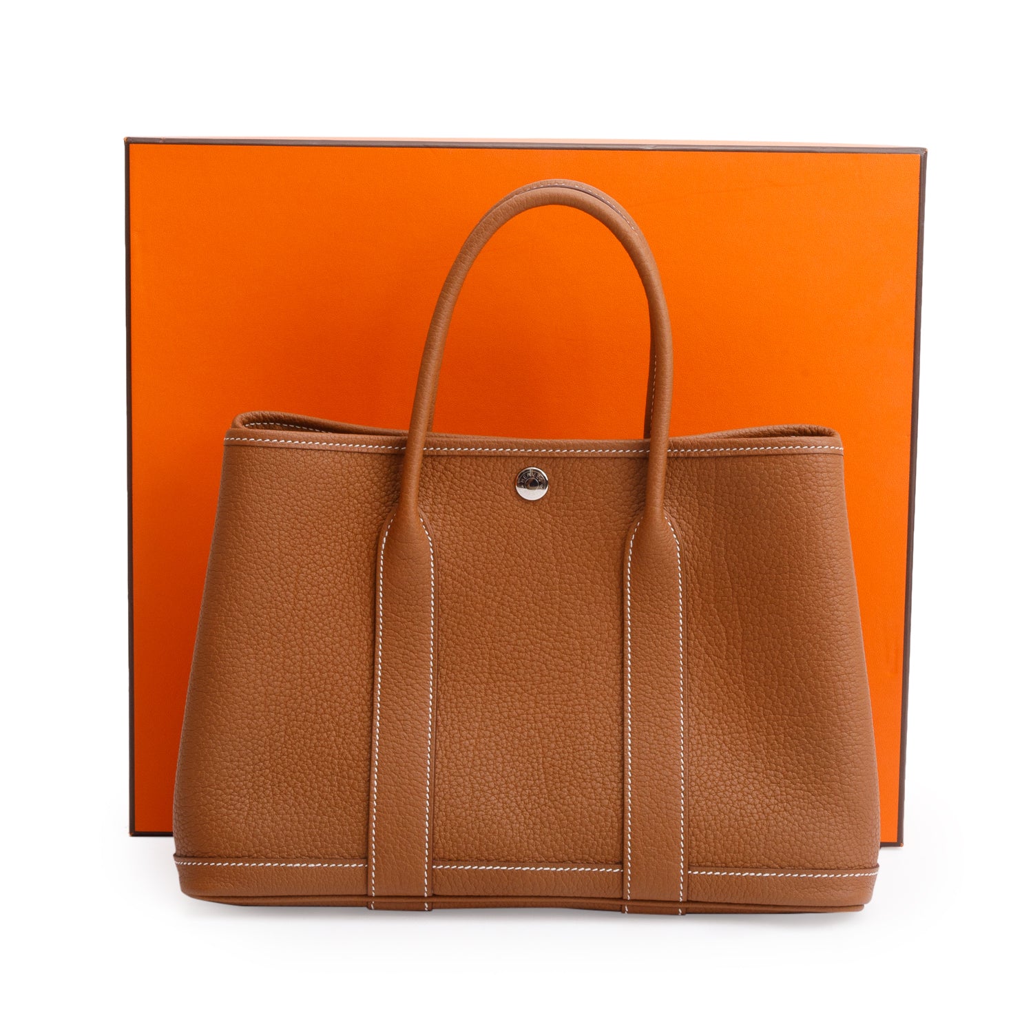 Hermes 2022 Gold Negonda Garden Party 30 w/ Box