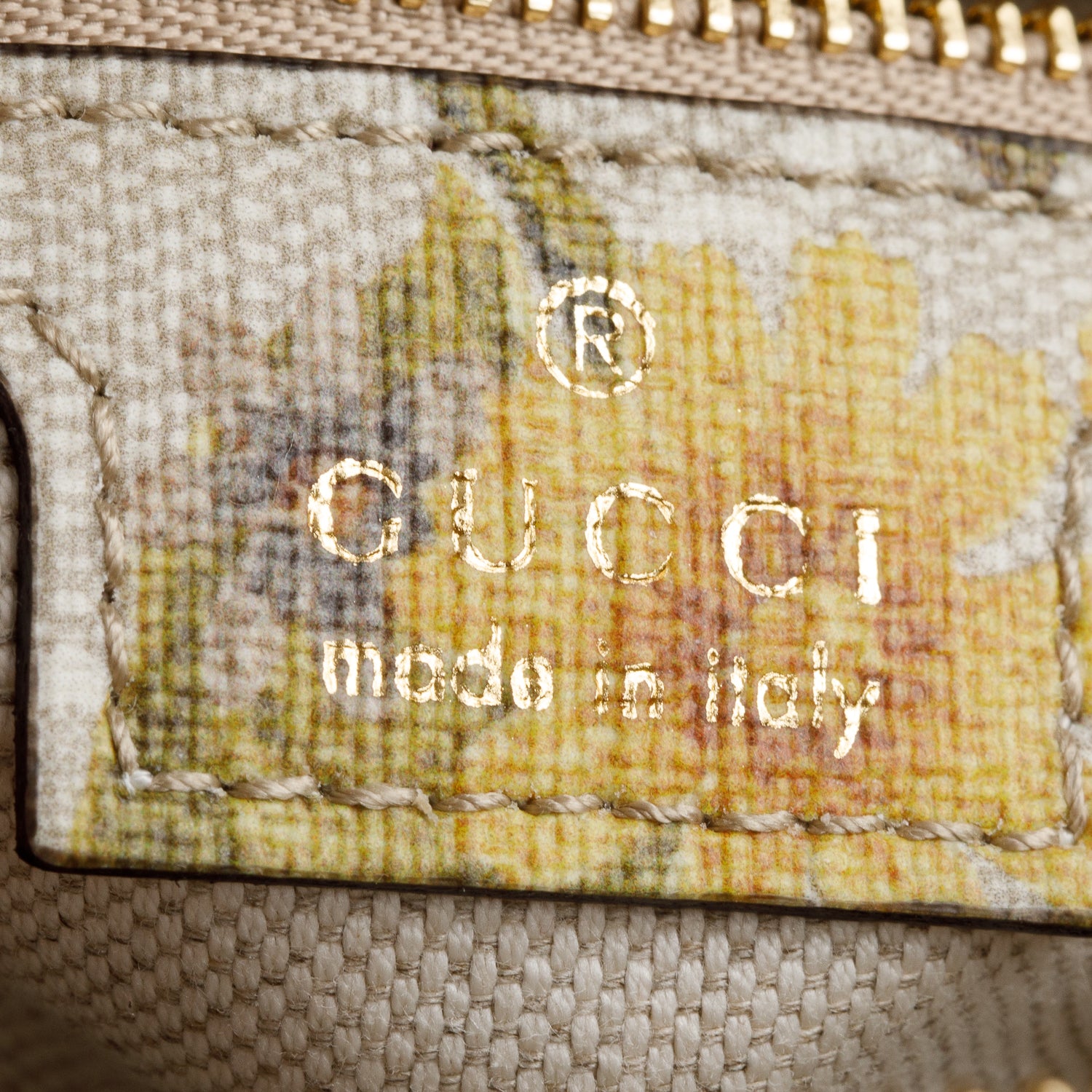 Gucci GG Supreme Water Flora Web Small Ophidia Flap Shoulder Bag w/ Box