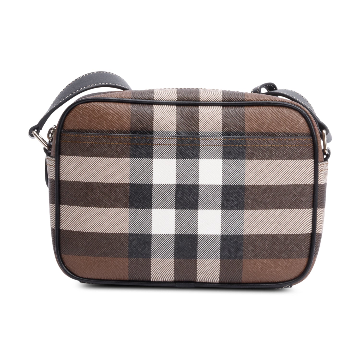 Burberry Brown Chexk Paddy Camera Crossbody Bag