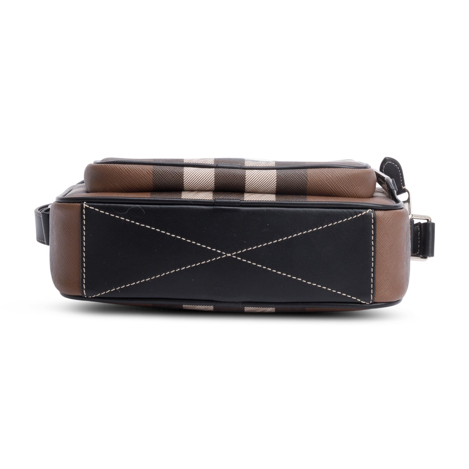 Burberry Brown Chexk Paddy Camera Crossbody Bag