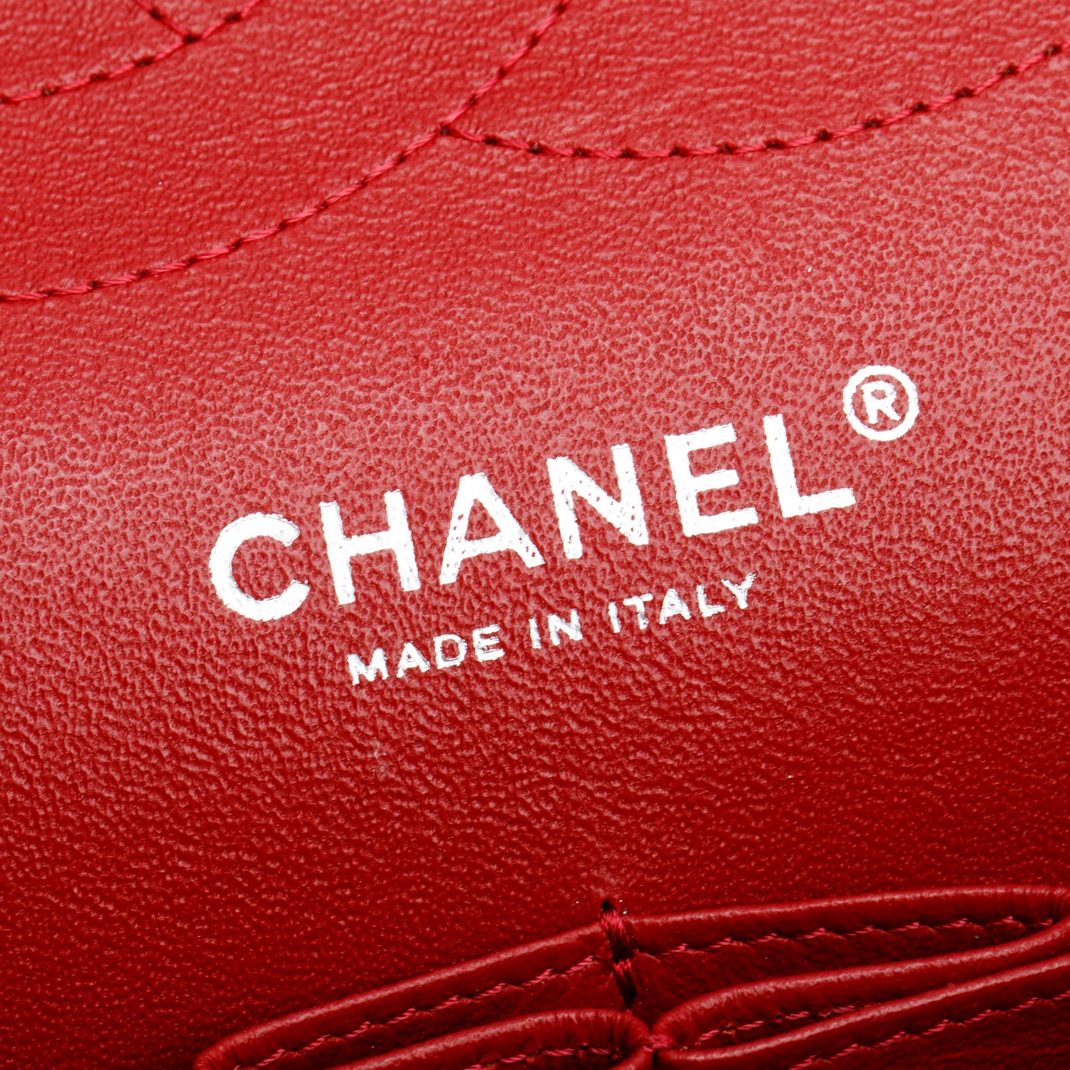 Chanel Red Quilted Patent Leather Classic Jumbo Double Flap Bag w/ Box & Authenticity Card