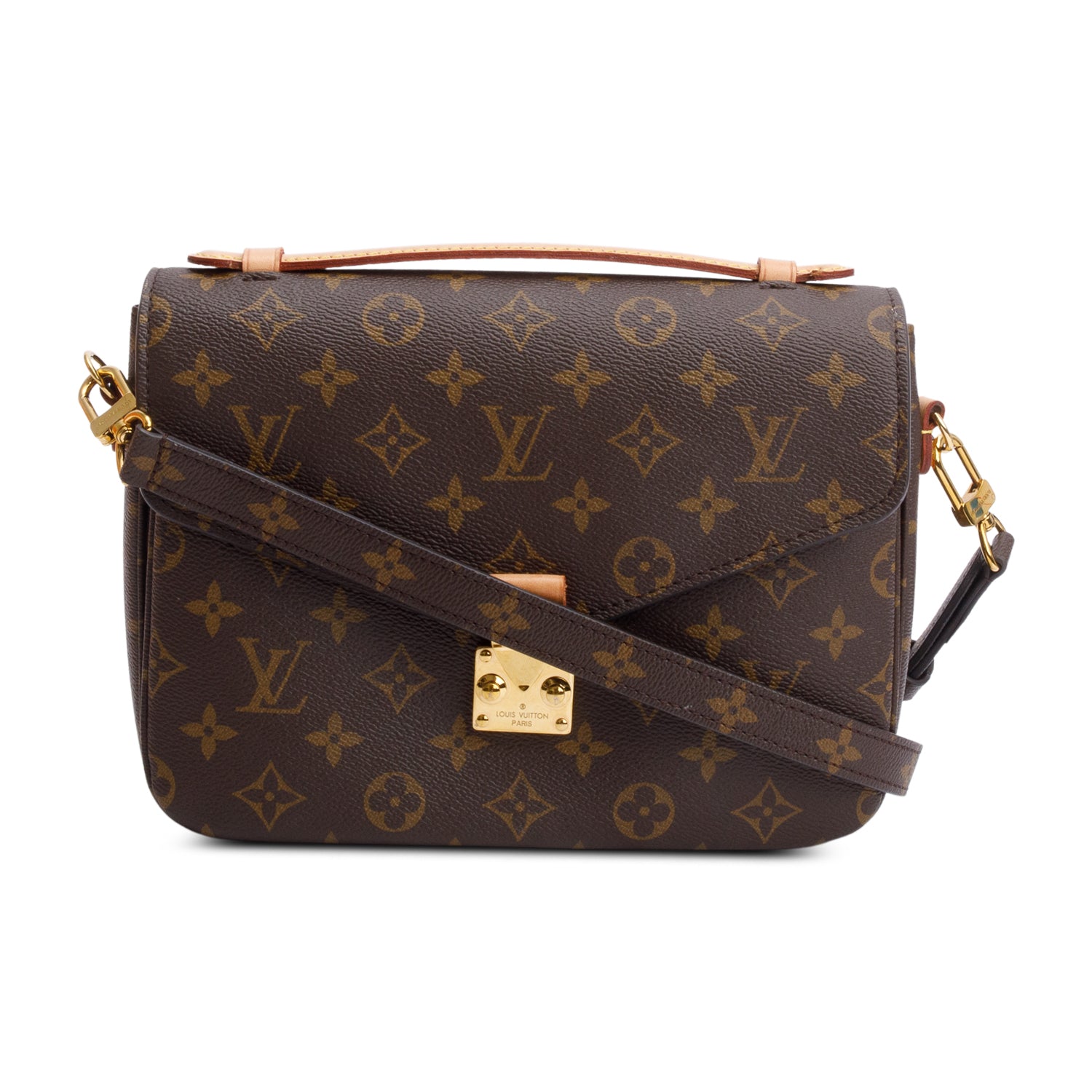 Louis Vuitton Monogram Pochette Metis w/ Strap & Box