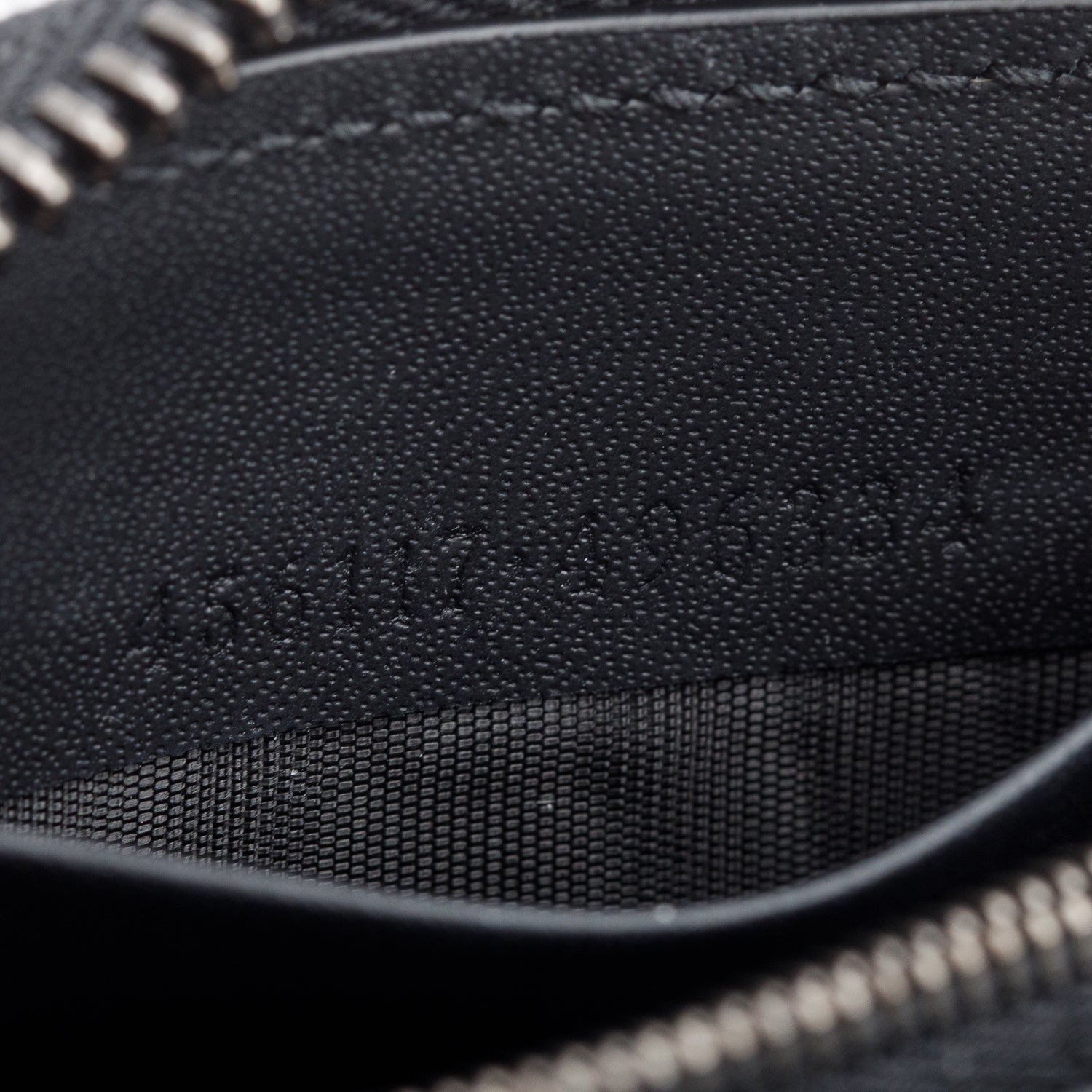 Gucci Black Leather Denim GG Marmont Zip Around Wallet w/ Box