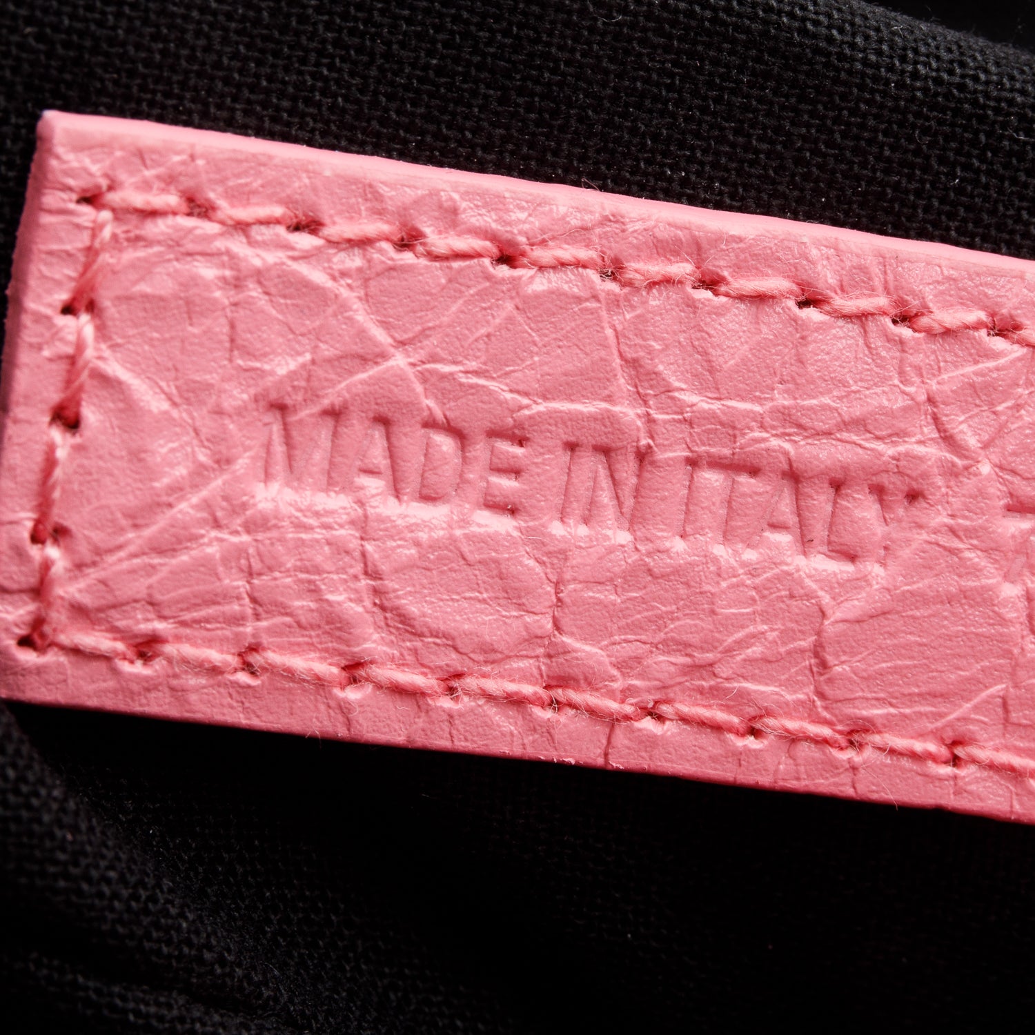 Balenciaga Pink Arena Calfskin Leather Le Cagole XS Chain Shoulder Bag