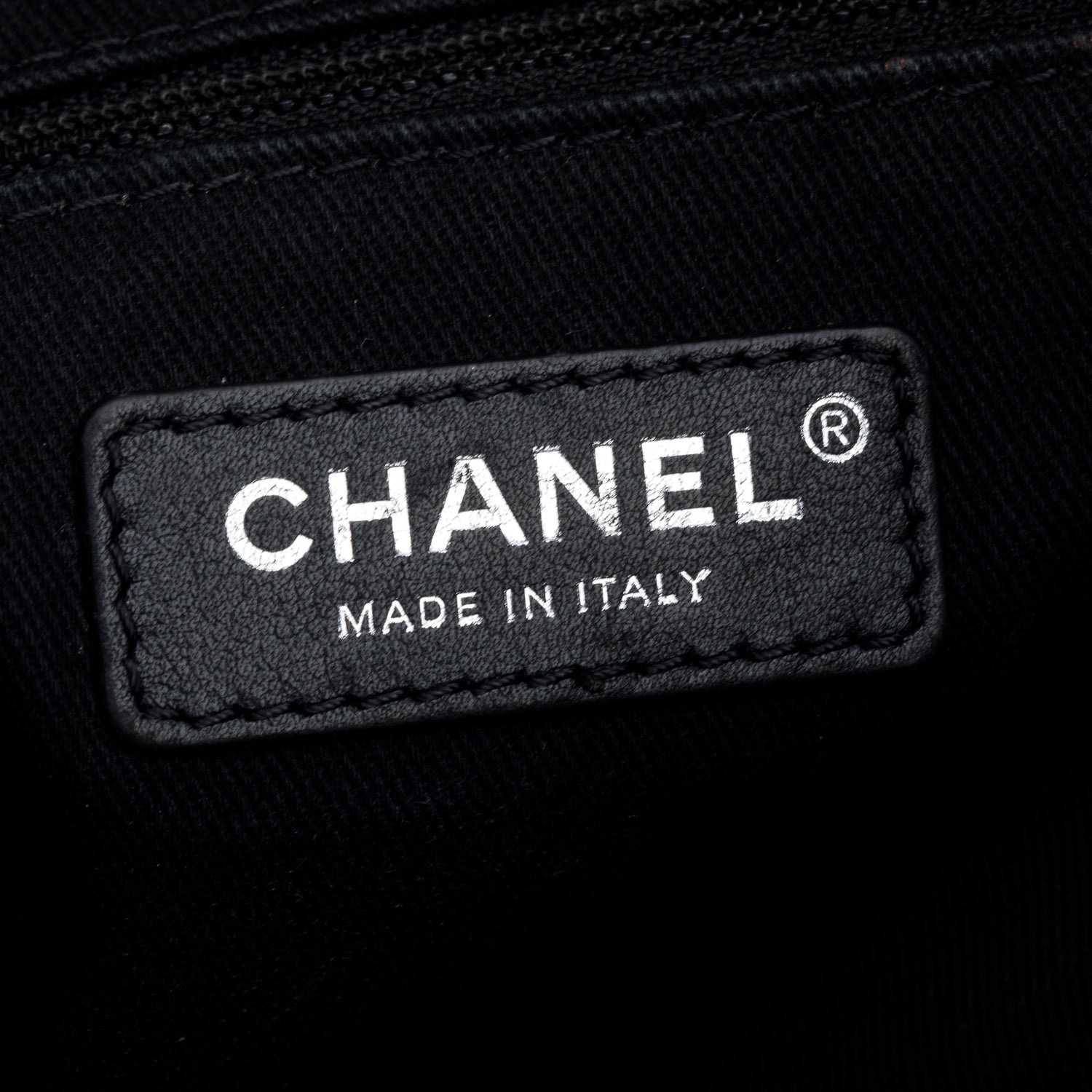 Chanel 2022 Navy Mixed Fibers Small Deauville Tote w/ Pouch